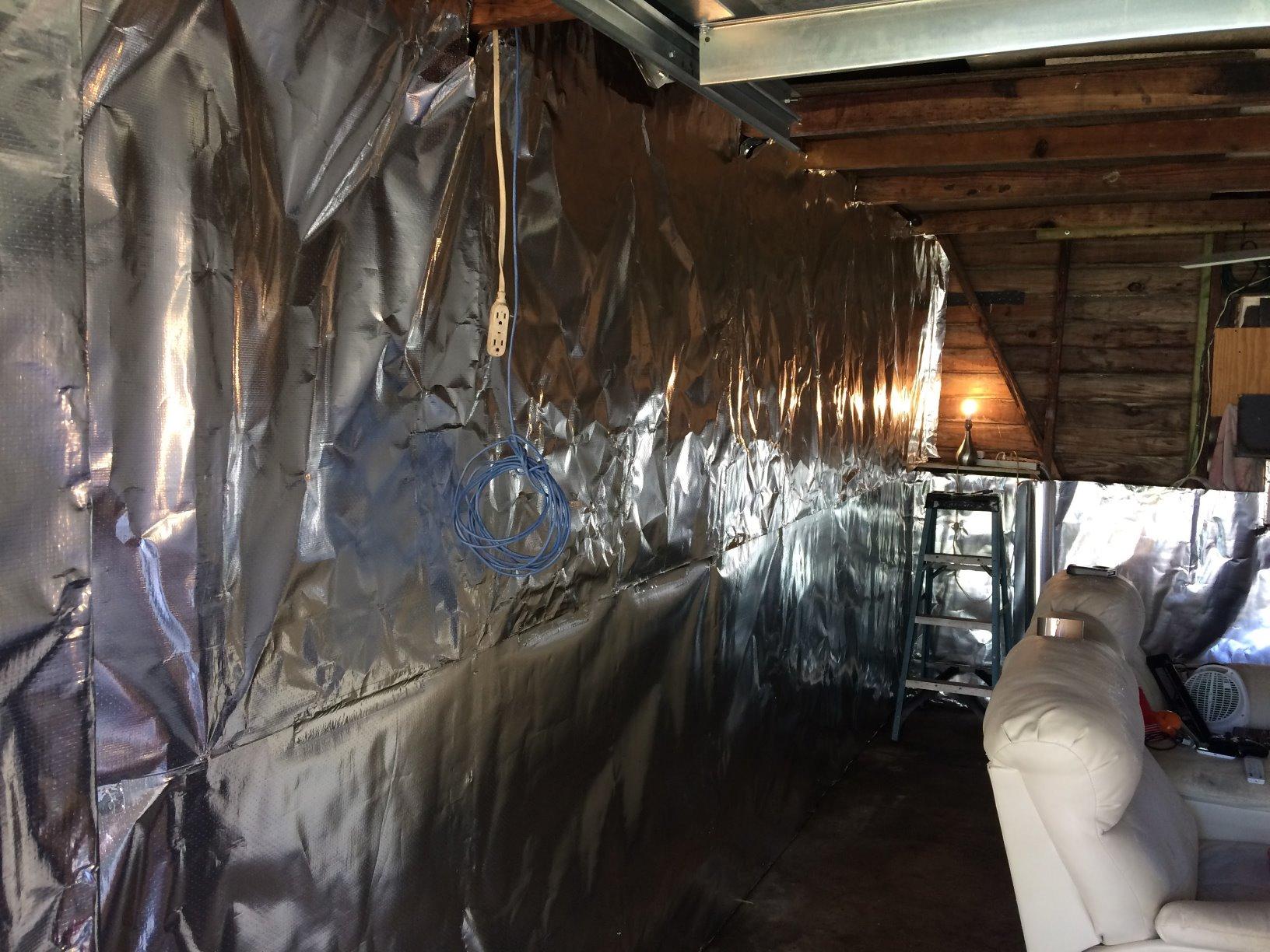 Houseables Radiant Barrier, Radiant Barrier Insulation Roll, Attic Insulation, 1000 Sq Ft, 250'x4', House Wrap, Reflective Foil, Attic Foil, Double Reflective Heat Shield, Perforated Aluminum, Thermal customer photo 2