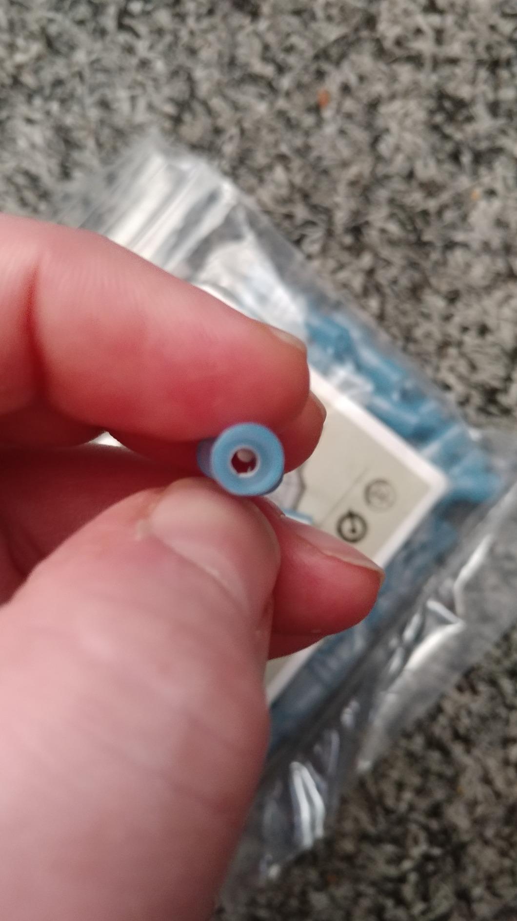 AIRIC UL Listed Blue Female Spade Connector 16-14 AWG, 100 Pcs Nylon Electrical Crimps Terminal Connectors for Speaker Auto Stereo Wiring customer photo 1