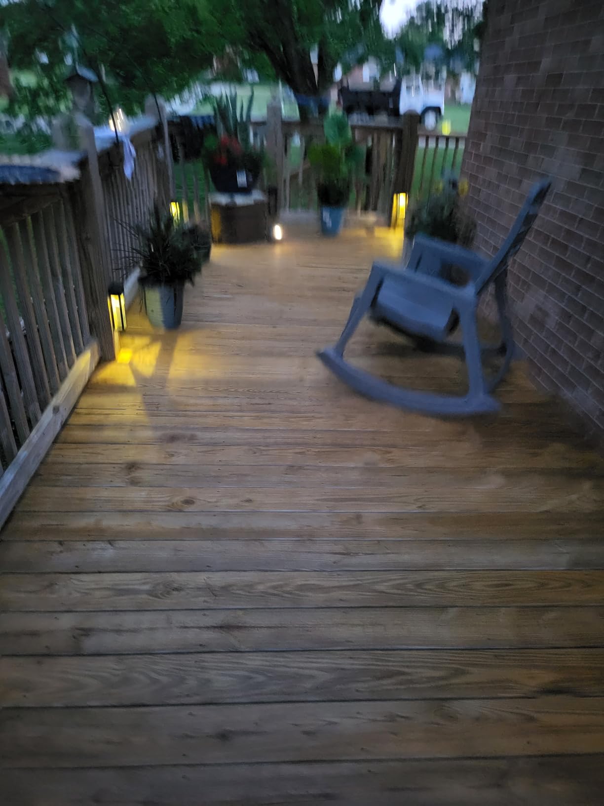 SaverSystems #1 Deck Premium Semi-Transparent Outdoor Wood Stain and Sealer in One - Water Based Wood Stain for Decks, Fences, & Siding - 1 Gallon (Dark Walnut) customer photo 1