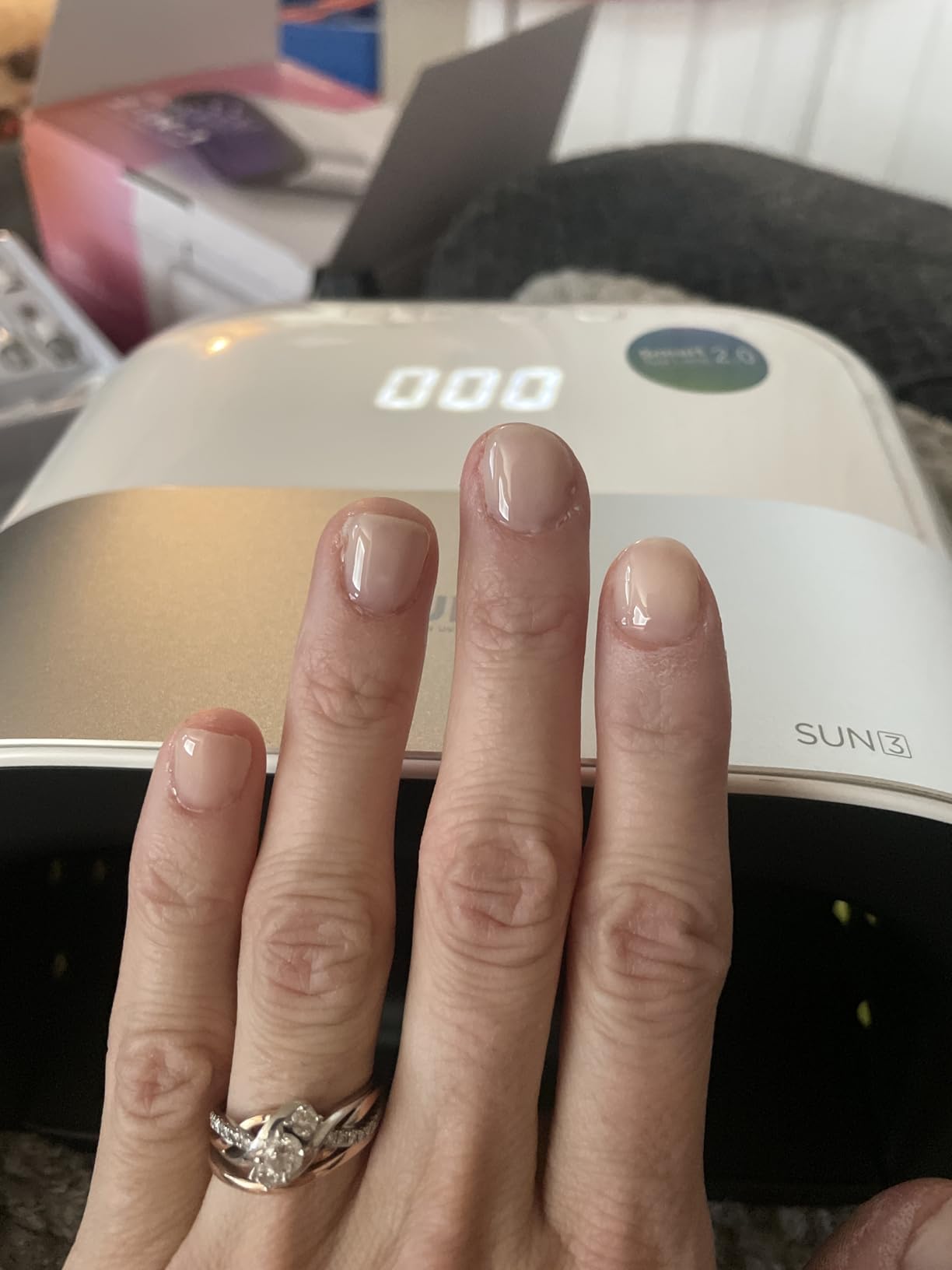 SUNUV SUN3 Professional UV Light for Gel Nails, LED Nail Lamp for Gel Polish with 4-Timer and Sensor customer photo 1