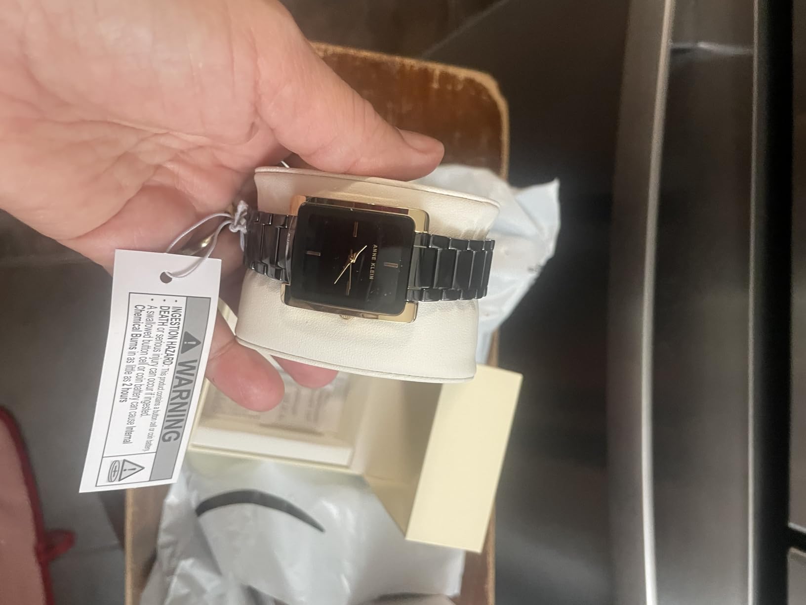 Anne Klein Women's Ceramic Bracelet Watch customer photo 2