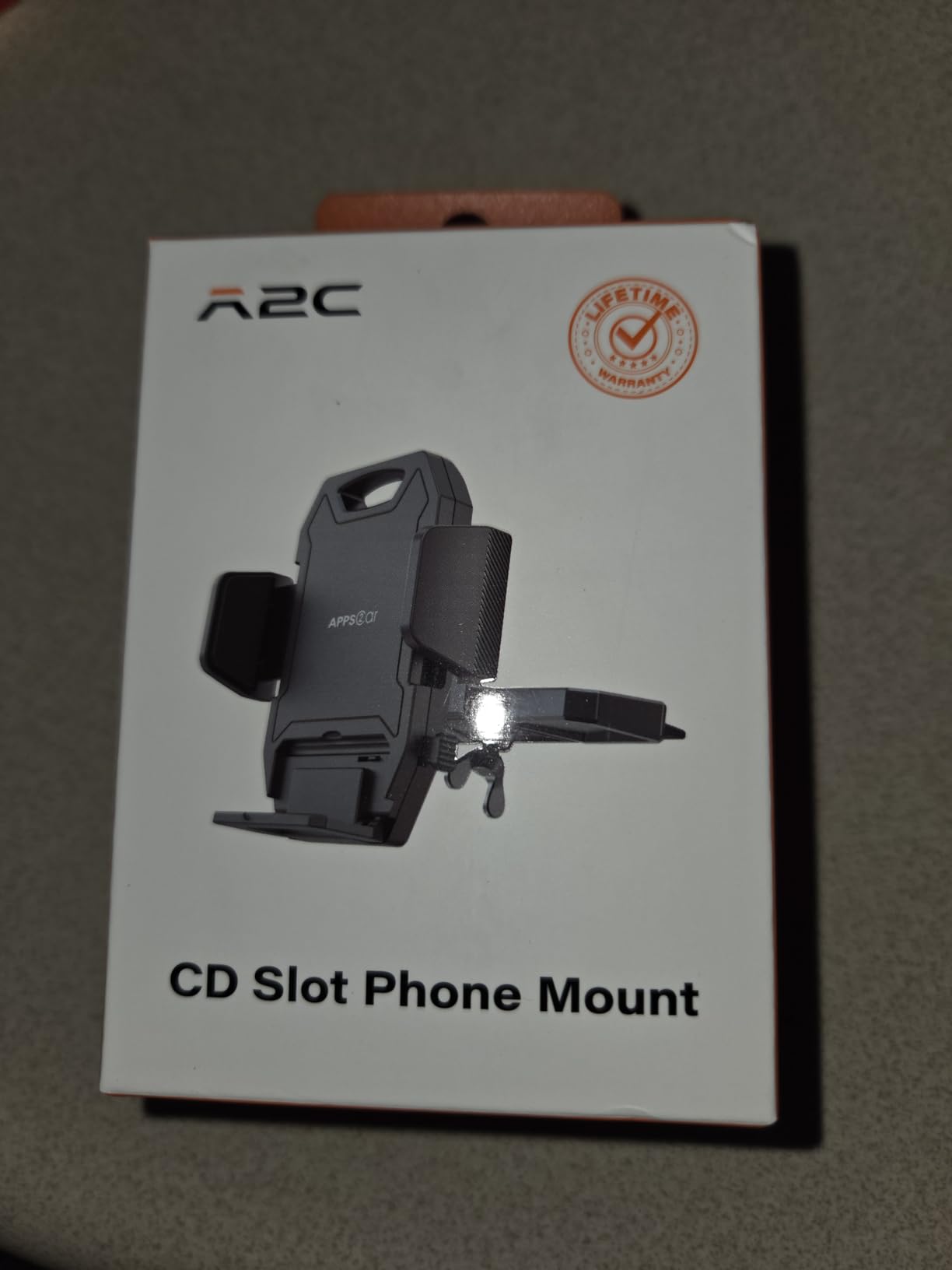 APPS2Car Sturdy CD Slot Phone Mount with One Hand Operation Design, Hands-Free Car Phone Holder customer photo 1