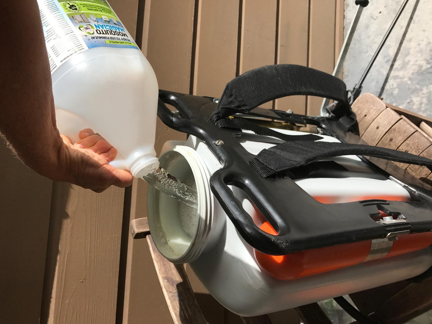 Mosquito Magician Ready to Use Liquid Solution - Kills Mosquitoes, Fleas & Fire Ants - Use with Mosquito Foggers, Sprayers & Misting Systems - Pet & Yard Safe for Lawns, Patios, Outdoors, 2 Gallon customer photo 1