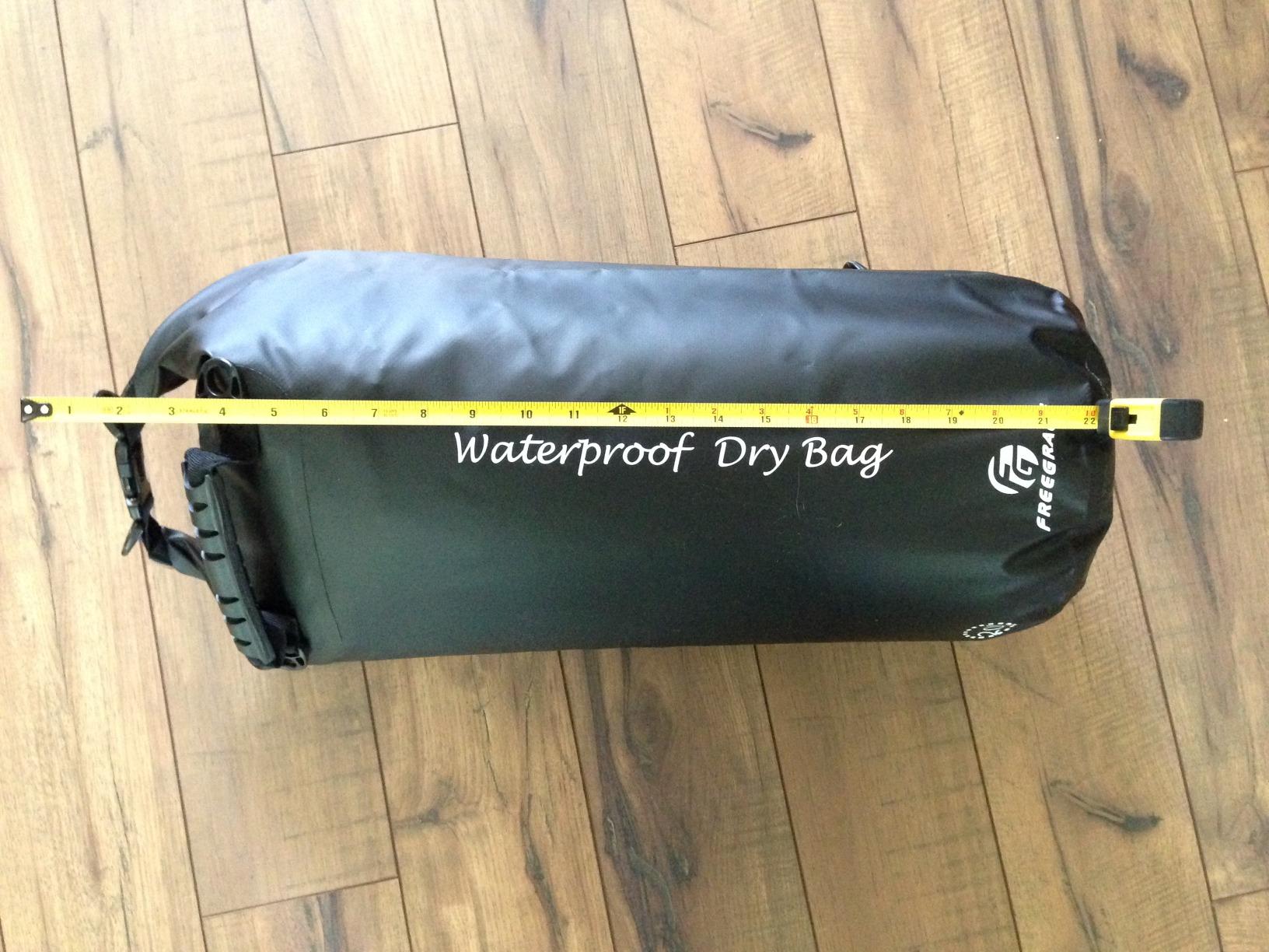 Freegrace Waterproof Dry Bag Set of 3 - Submersible Dry Sack with Double Zip Lock Seals - Includes Waist Pouch & Phone Case - Perfect for Kayaking, Swimming, Boating & Rafting (Black, 5L) customer photo 1