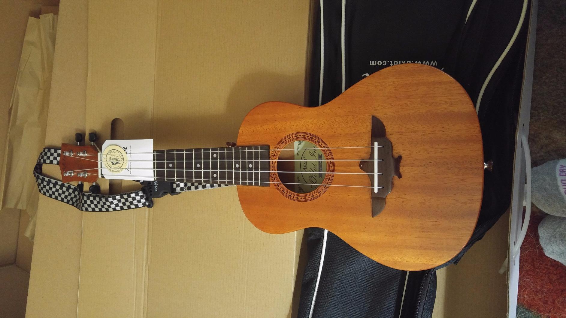 AKLOT Soprano Ukulele Solid Mahogany 21 inch for Professional Beginners Adults Kit with Free Online Lesson and Uke Accessories customer photo 2
