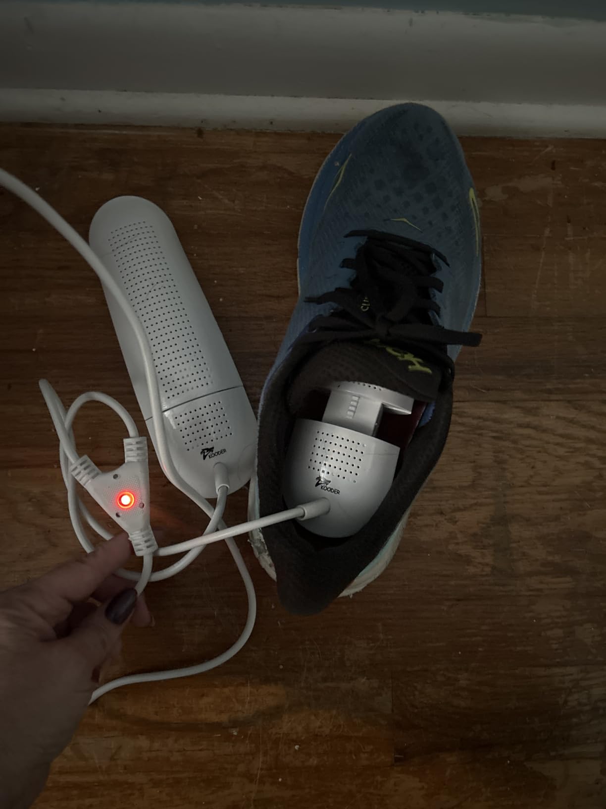 KOODER Boot Dryer, Shoe Dryer, Foot Dryer - Eliminate Bad Odor and Dry Shoes customer photo 2