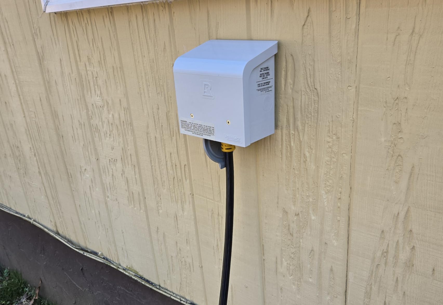 Reliance Control Corporation WKPBN30 Portable Generator Through-the-wall PWR Transfer Kit customer photo 2