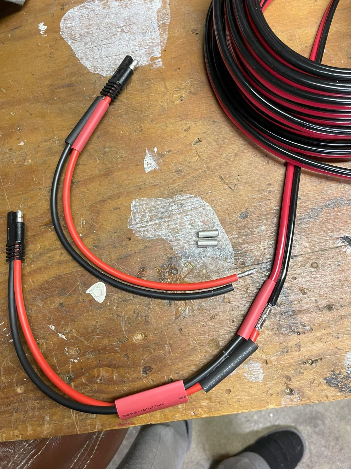 GS Power 14 Gauge Wire 100ft Oxygen Free, OFC Pure Copper Electrical 12v Low Voltage Speaker Wire Spool, 14AWG for Electric, Automotive, Trailer, Stereo, Home Theater, LED customer photo 1