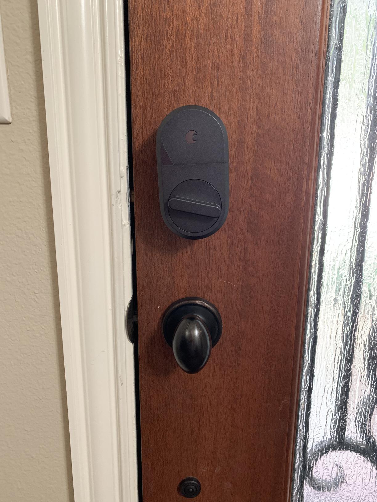 August Home Smart Lock - Keyless Home Entry with Your Smartphone - Dark Gray customer photo 1