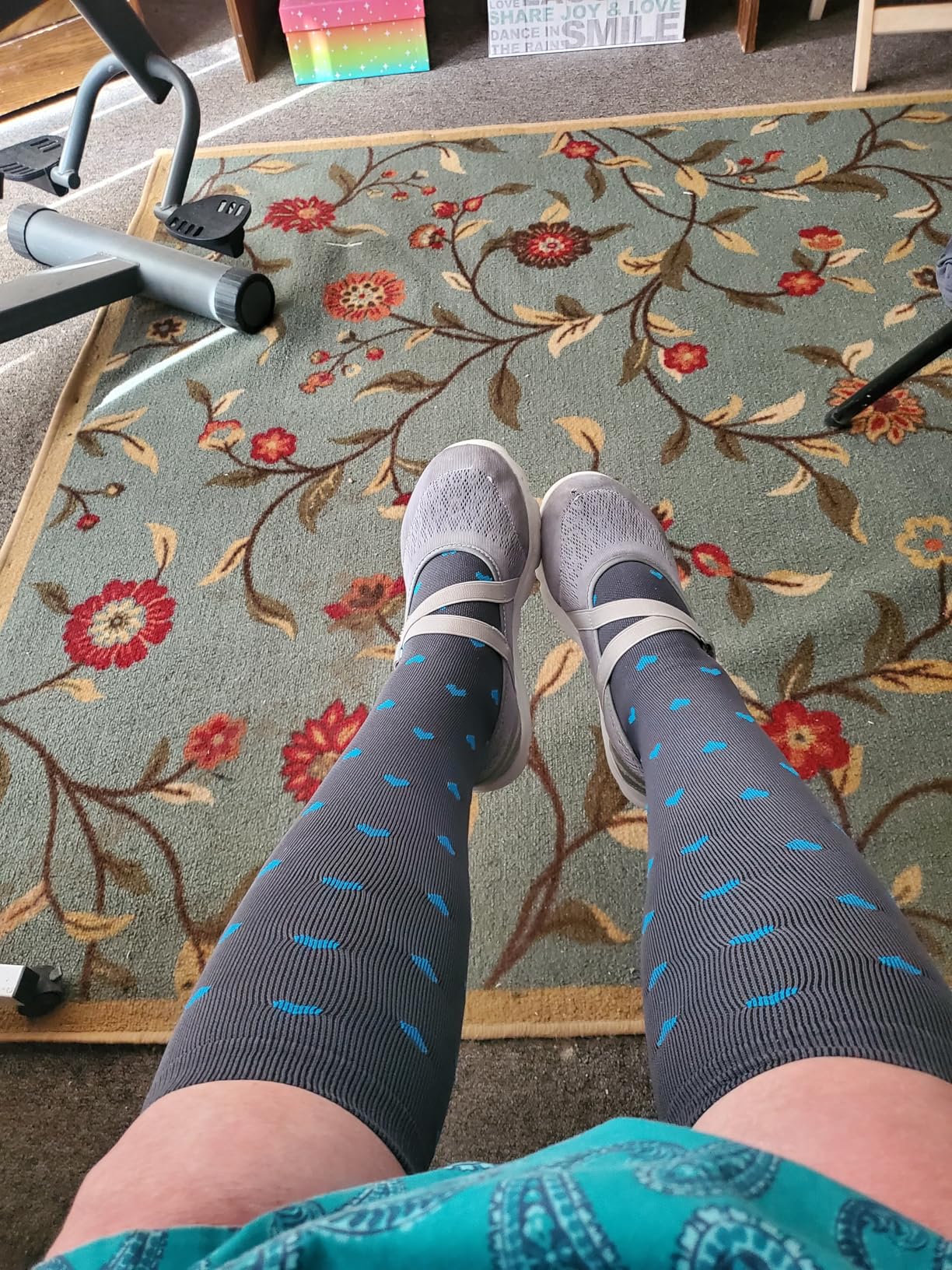 Compression Socks for Women & Men Circulation (3 Pairs) 15-20 mmHg customer photo 2