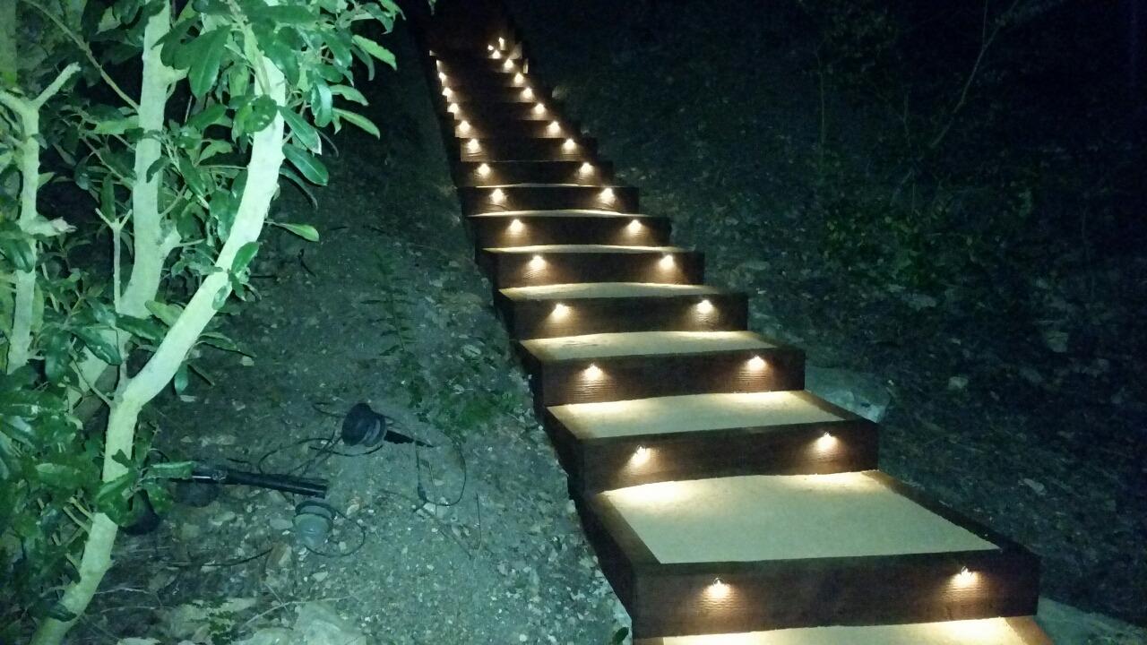 FVTLED Pack of 10 Warm White Low Voltage LED Deck Lights kit Φ1.38 Outdoor Garden Yard Decoration Lamp Recessed Landscape Pathway Step Stair Warm White LED Lighting, Black customer photo 1