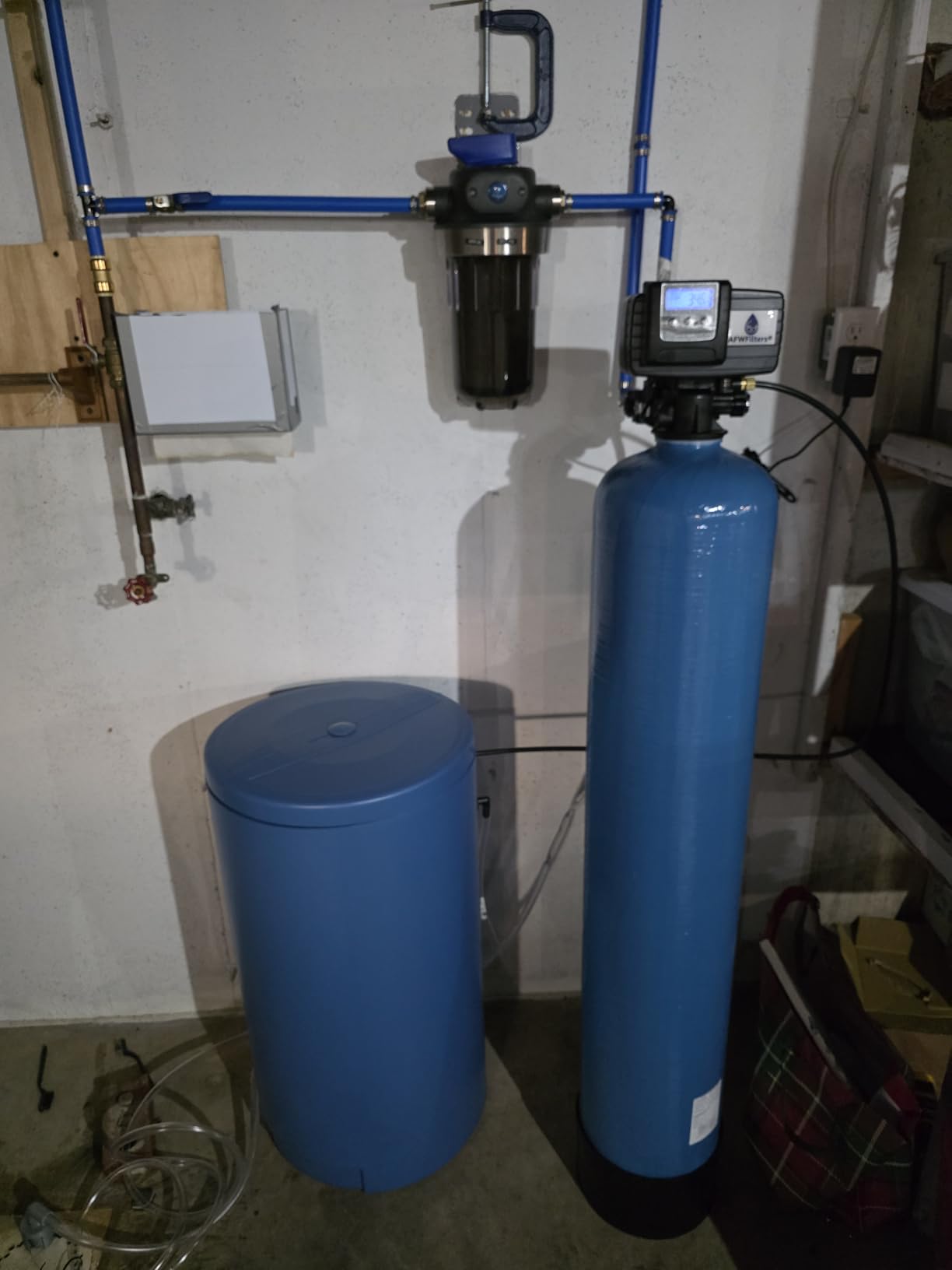 IRON Pro 2 Combination water softener iron filter Fleck 5600SXT digital metered valve for whole house (48,000 Grains, Blue) customer photo 1