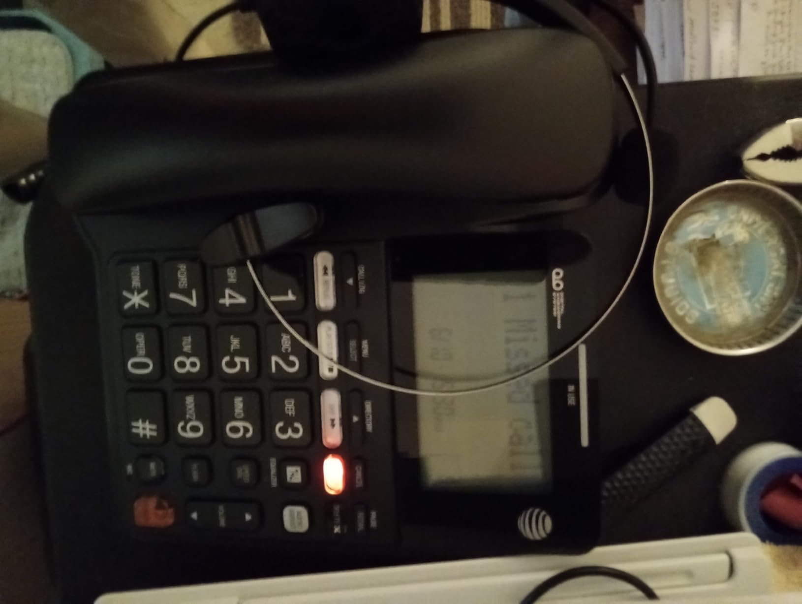 AT&T CD4930 Corded Phone with Digital Answering System and Caller ID, Extra-Large Tilt Display & Buttons customer photo 1