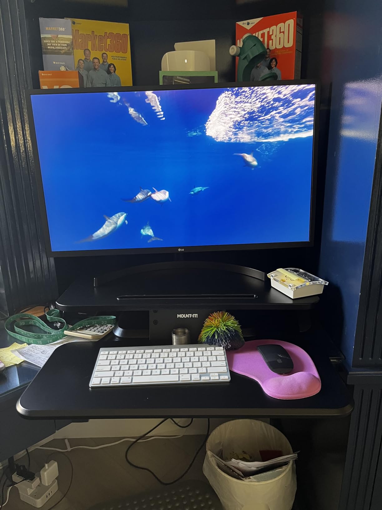 Mount-It! Standing Desk Converter, Compact 25