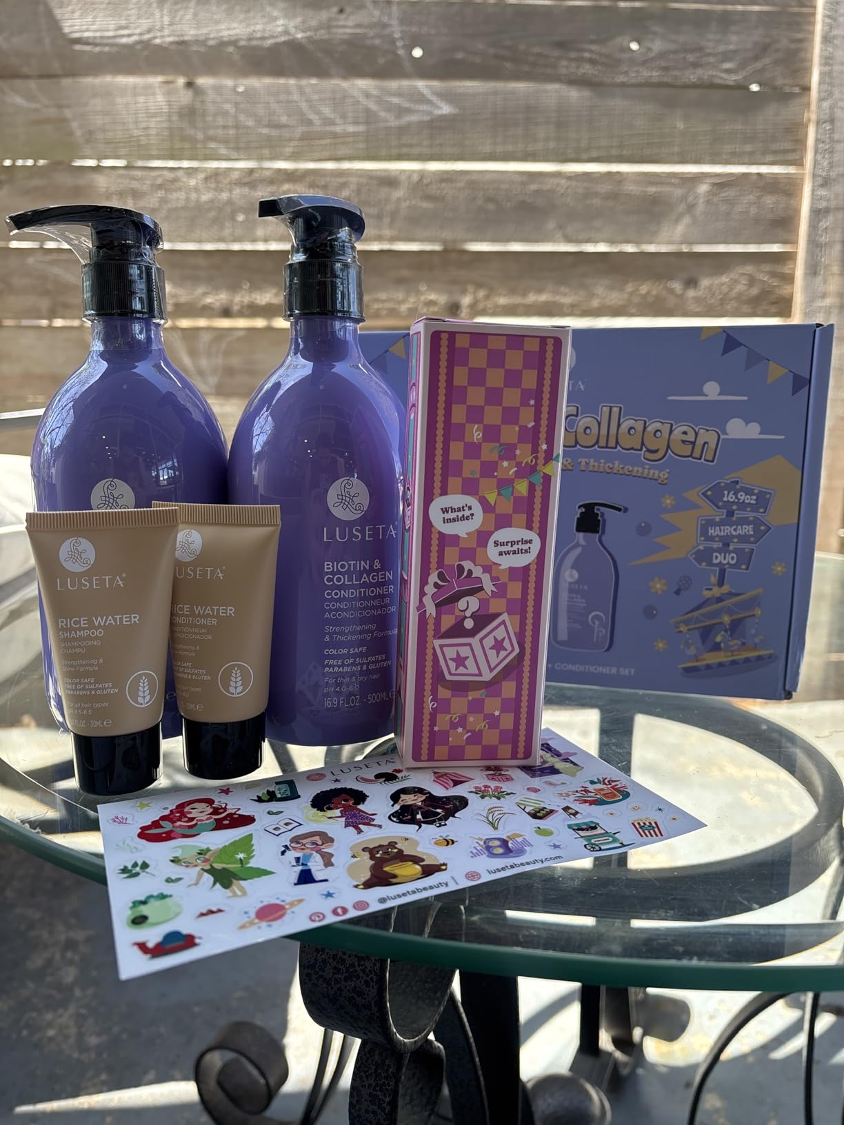 Luseta Biotin & Collagen Shampoo and Conditioner Set for Thinning Hair - Thickening & Strengthening with Argan Oil - Adds Volume, Shine & Manageability Sulfate Free, Paraben Free -16.9 fl oz (2 Pack) customer photo 2