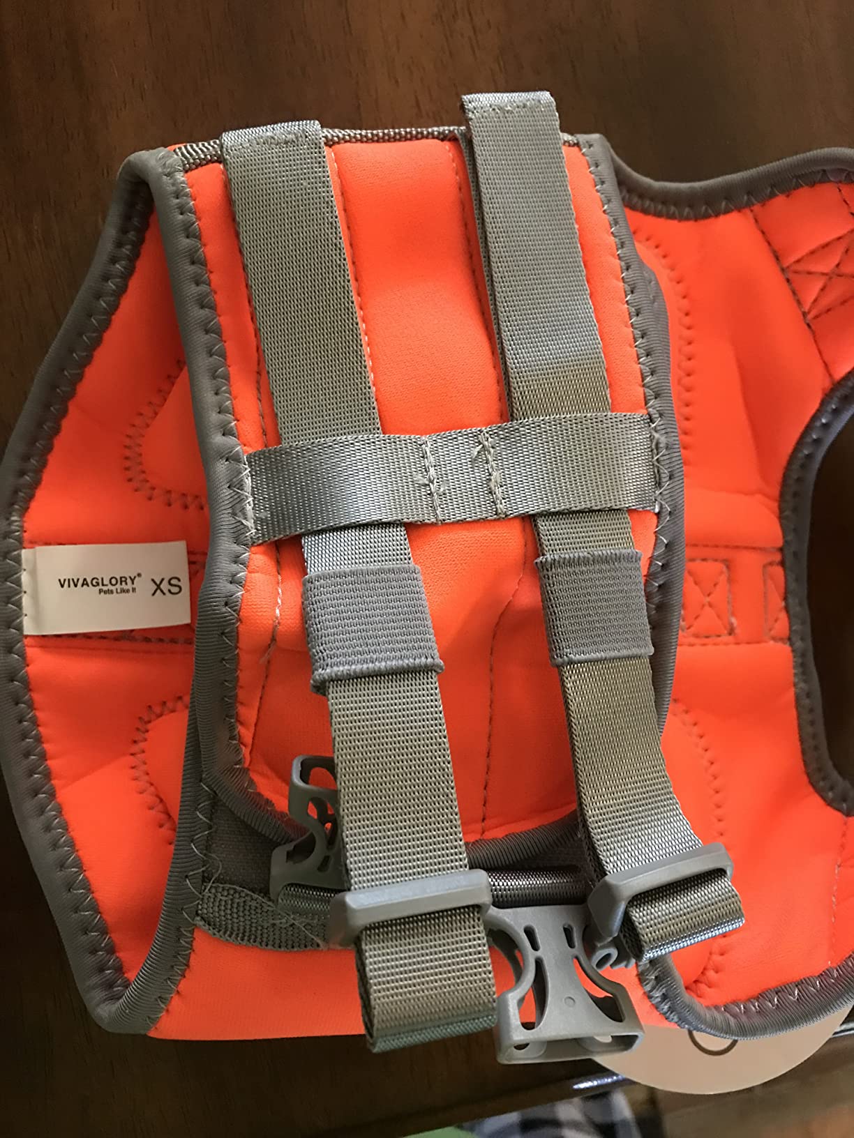 VIVAGLORY High Buoyancy Dog Life Vest, Swimming Vest with Handle, Dog Life Jacket for Swimming & Boating, Buoyancy for Puppy Doggy, XS, Pink customer photo 2
