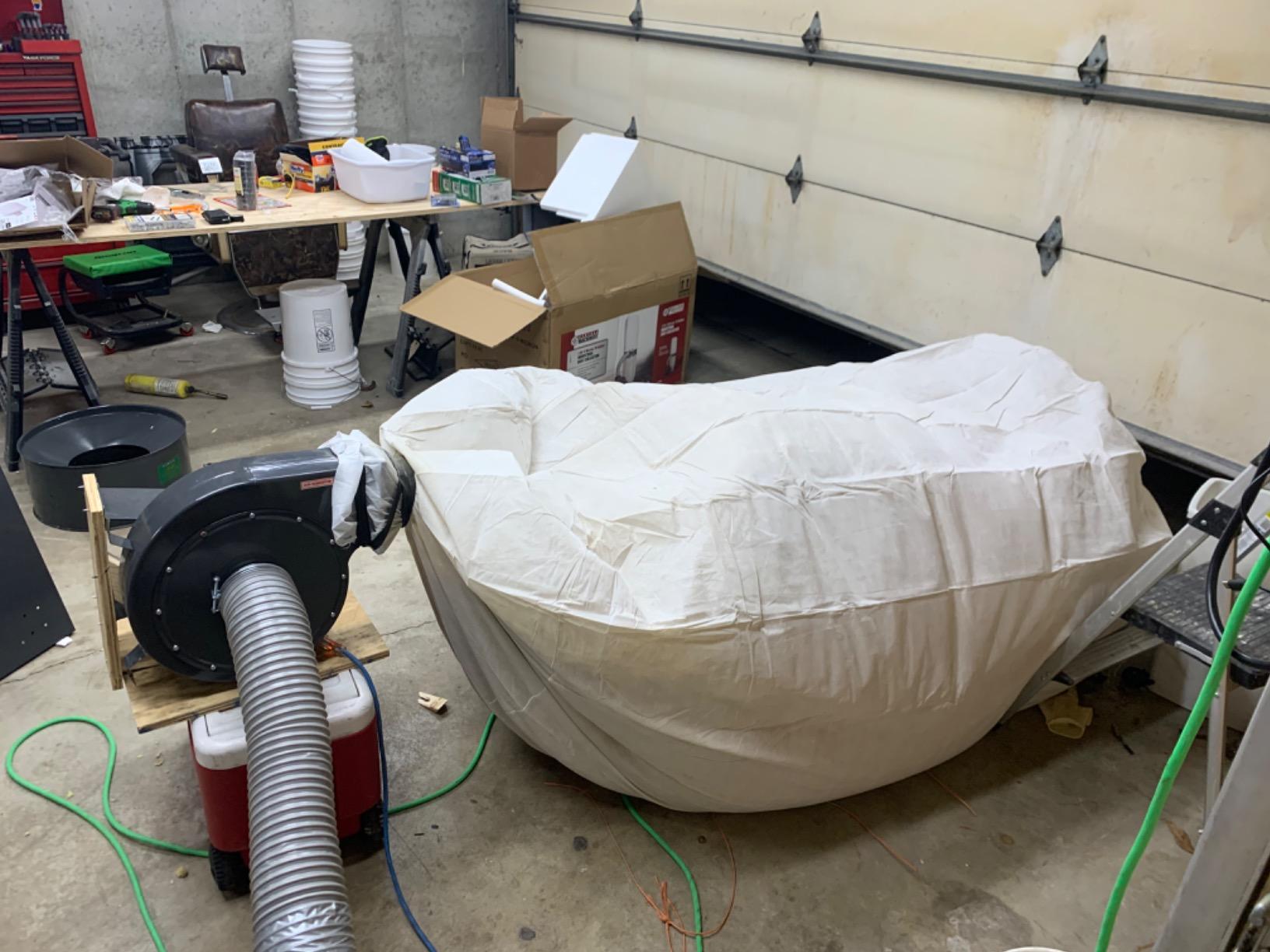 (1) Heavy Duty Insulation Vacuum Bags by RAM - Size 6 ft x 4 ft - Holds EST 75 Cubic Feet - Low Dust Bag customer photo 1