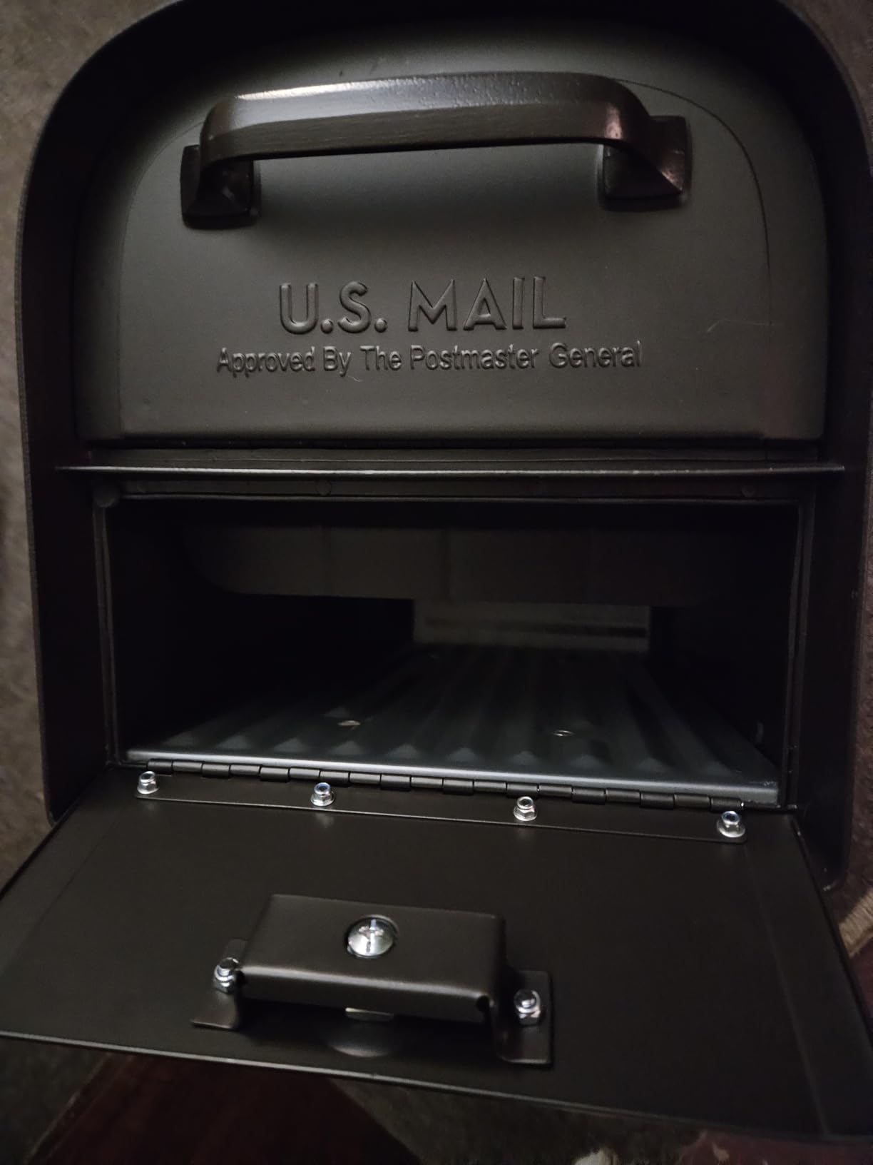 Architectural Mailboxes 6300B-10 Oasis 360 Locking Parcel Mailbox, Extra Large, Black customer photo 2