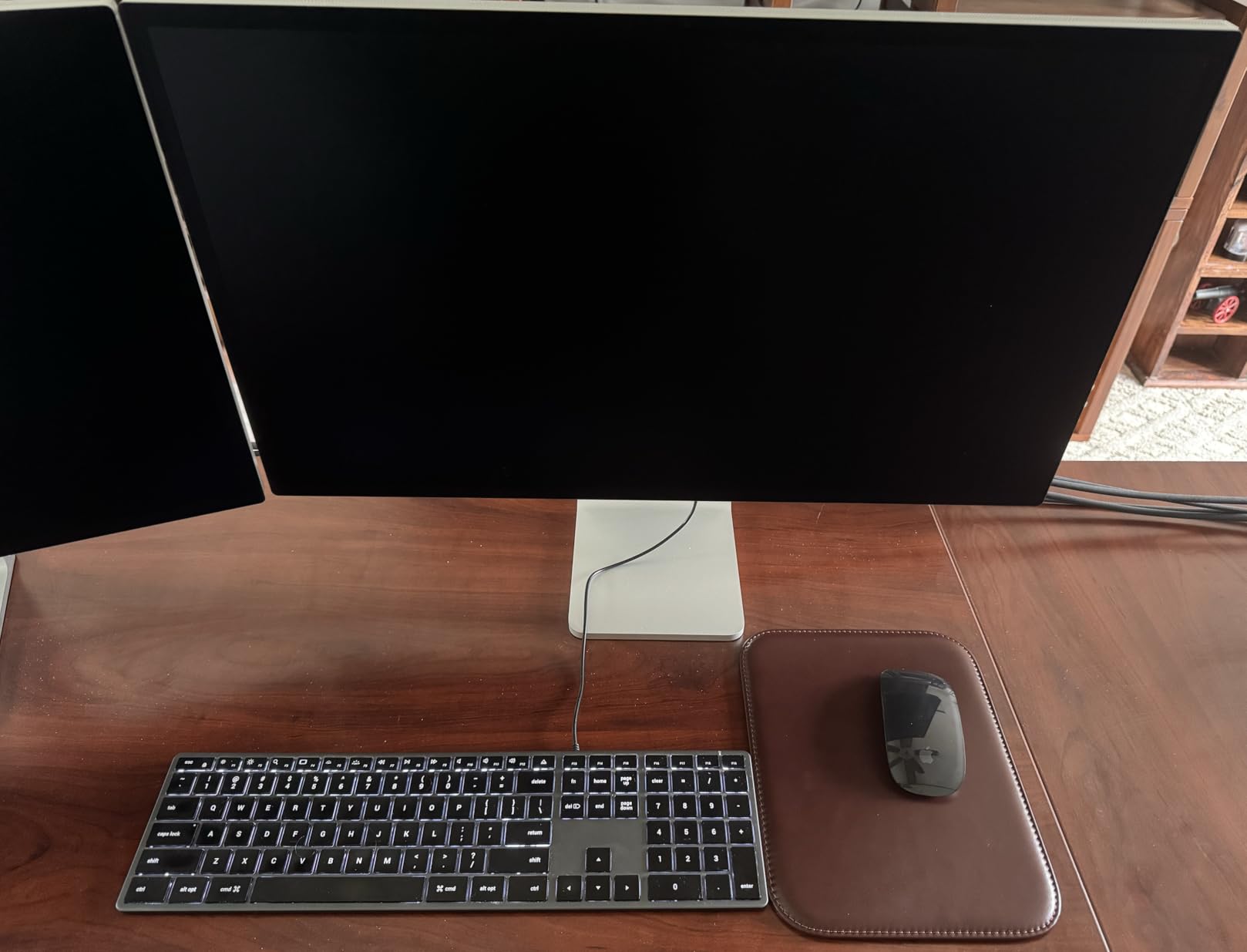 Maruse Italian Leather Mouse Pad for Home or Office Desktop, Handmade in Italy, Brown customer photo 1