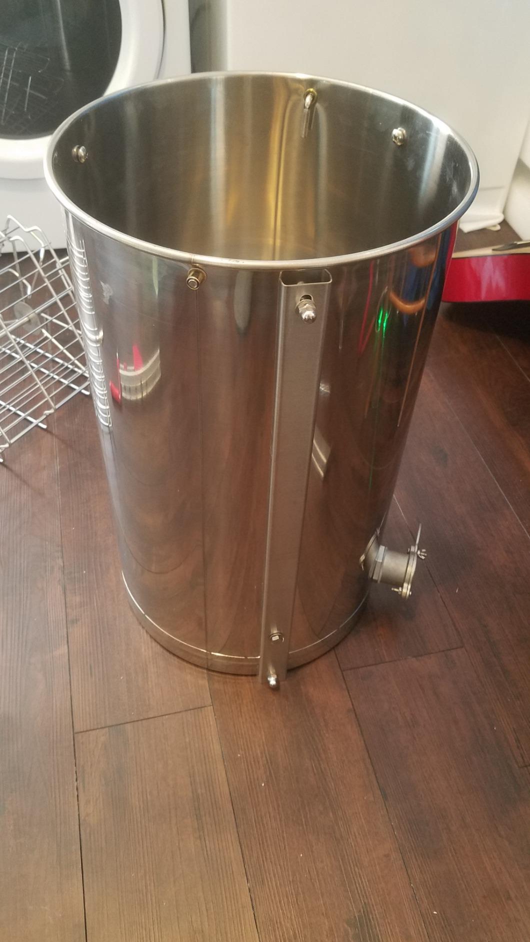 VINGLI Upgraded 3 Frame Honey Extractor Separator, Food Grade Stainless Steel Honeycomb Spinner Drum Manual Crank with Adjustable Height Stands, Beekeeping Pro Extraction Apiary Centrifuge Equipment customer photo 2