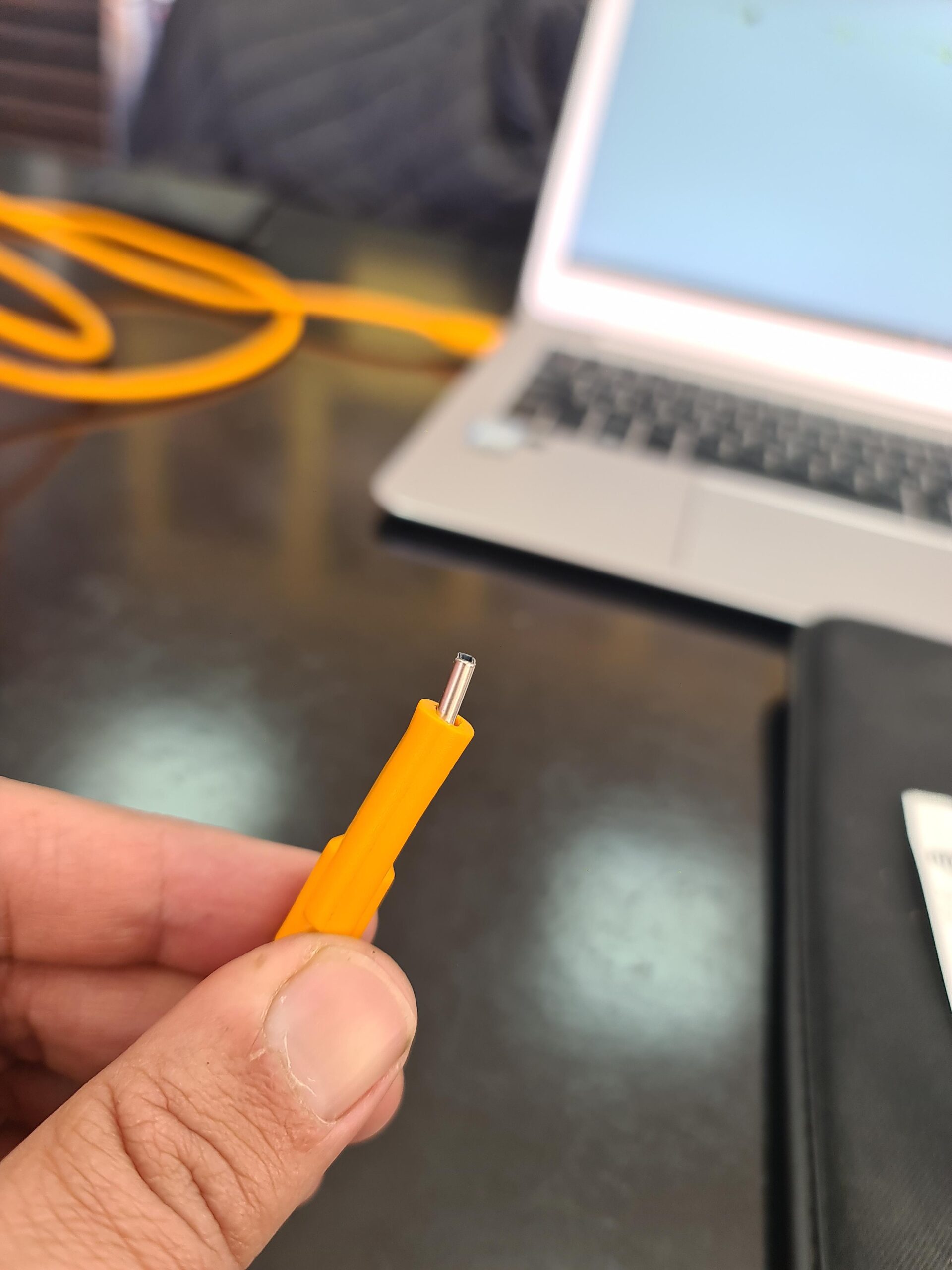 TetherPro USB 3.0 to USB-C Cable | for Fast Transfer and Connection Between Camera and Computer | High Visibility Orange | 15 Feet (4.6 m) customer photo 1