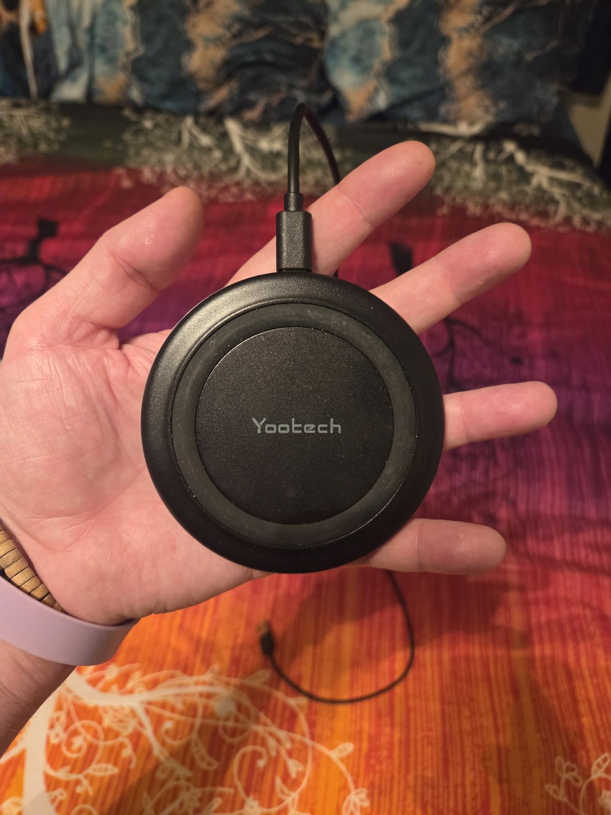 Yootech Wireless Charger,10W Max Wireless Charging Pad Compatible with iPhone 17/17 Pro/17 Pro Max/Air/16/15/14/13/SE 2022/12/11,Samsung Galaxy S25/S24/S23,for AirPods Pro 3(No AC Adapter) customer photo 2