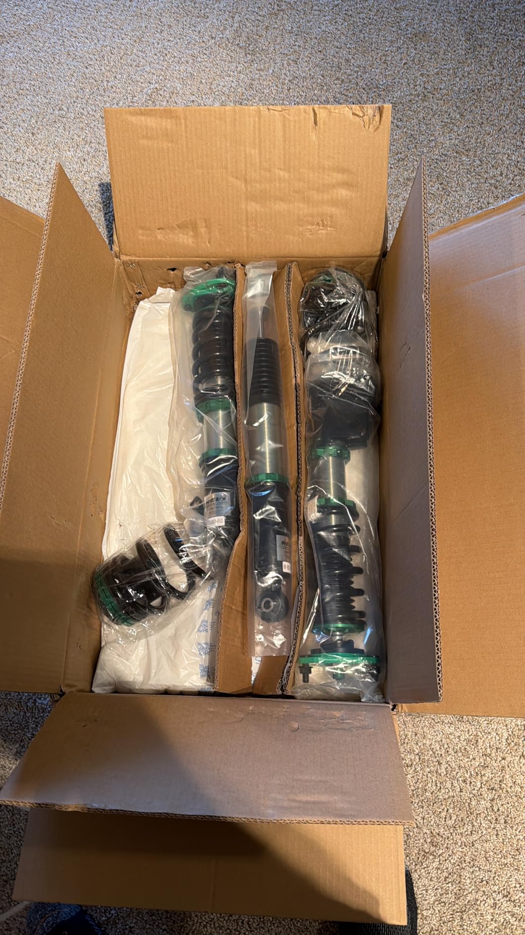 Rev9 R9-HS2-011_1 Hyper-Street II Coilover Suspension Lowering Kit, Mono-Tube Shock w/ 32 Click Rebound Setting, Full Length Adjustable, compatible with Honda Civic None-Si (FB/FG) 2012-15 customer photo 2