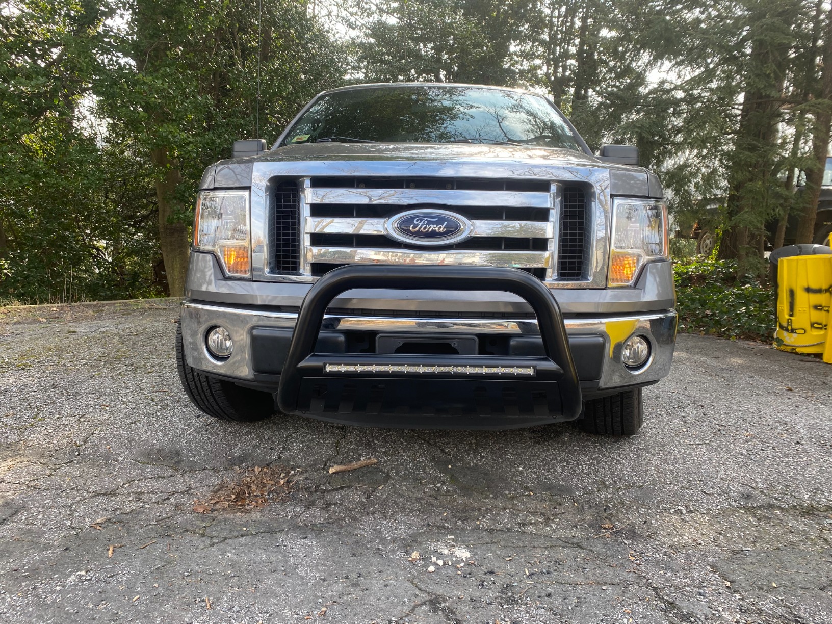 AUTOSAVER88 Bull Bar with LED Light Bar Compatible for 2004-2023 Ford F-150 F150 3