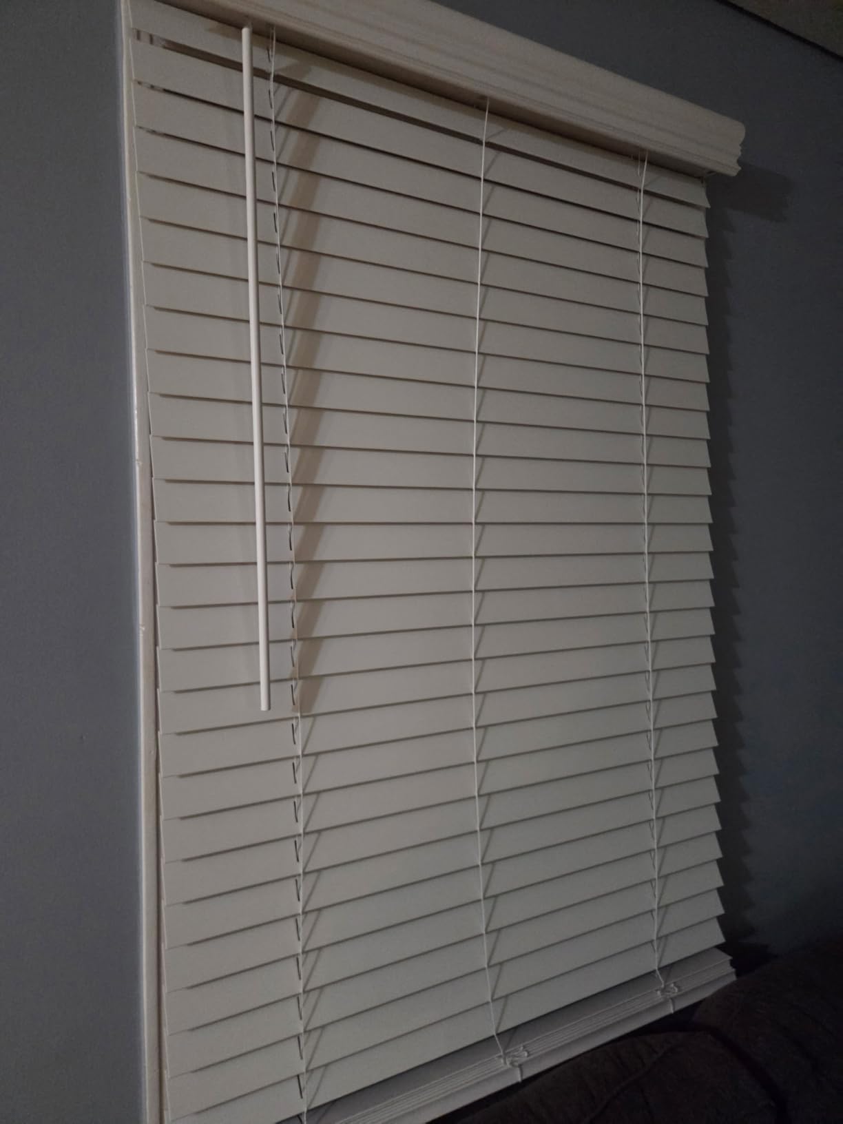 ARLO BLINDS Faux Wood Blinds with Crown Valance - 34