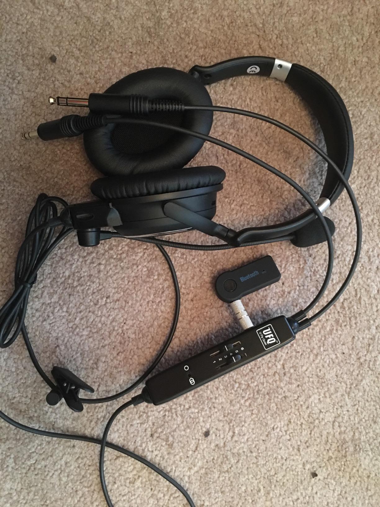 UFQ A7 ANR Aviation Headset - Clear Communication, Durable, Great Sound Quality for Comms and Music with MP3 Input customer photo 1