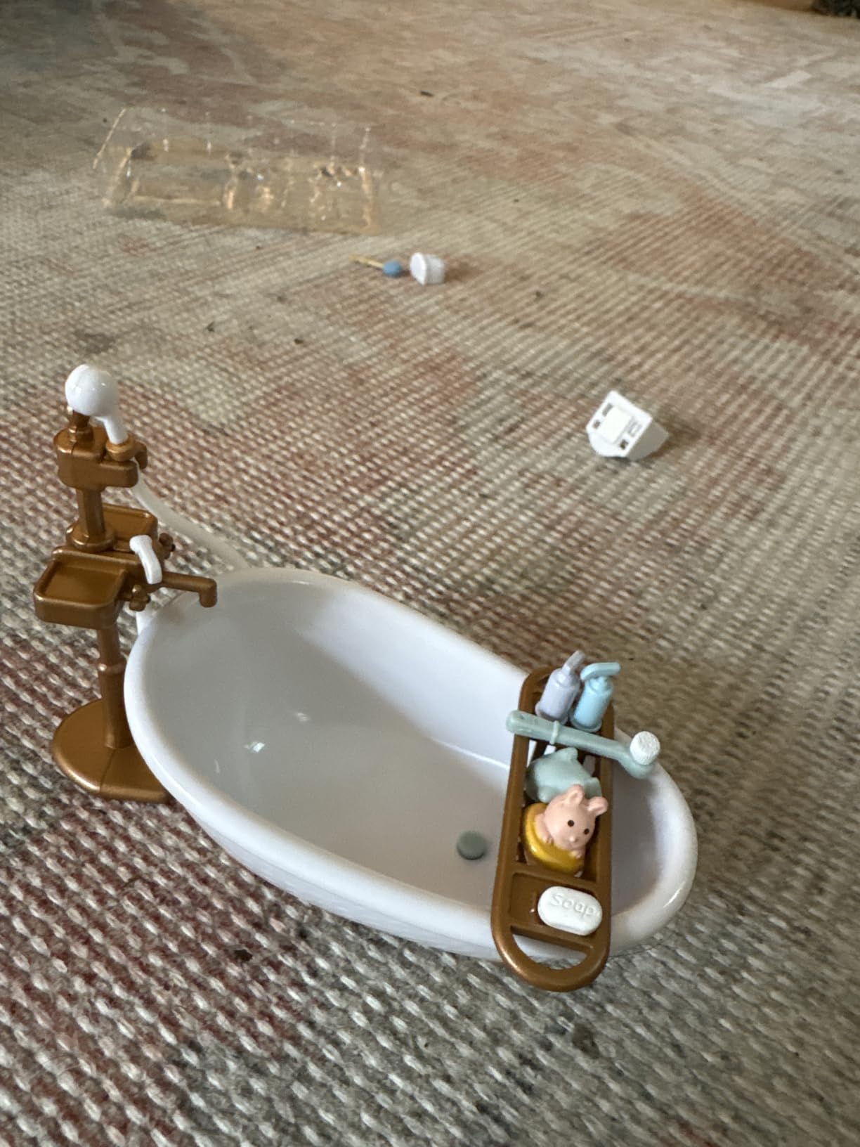 Calico Critters Country Bathroom Set - Toy Dollhouse Furniture and Accessories Set for Ages 3+ customer photo 2