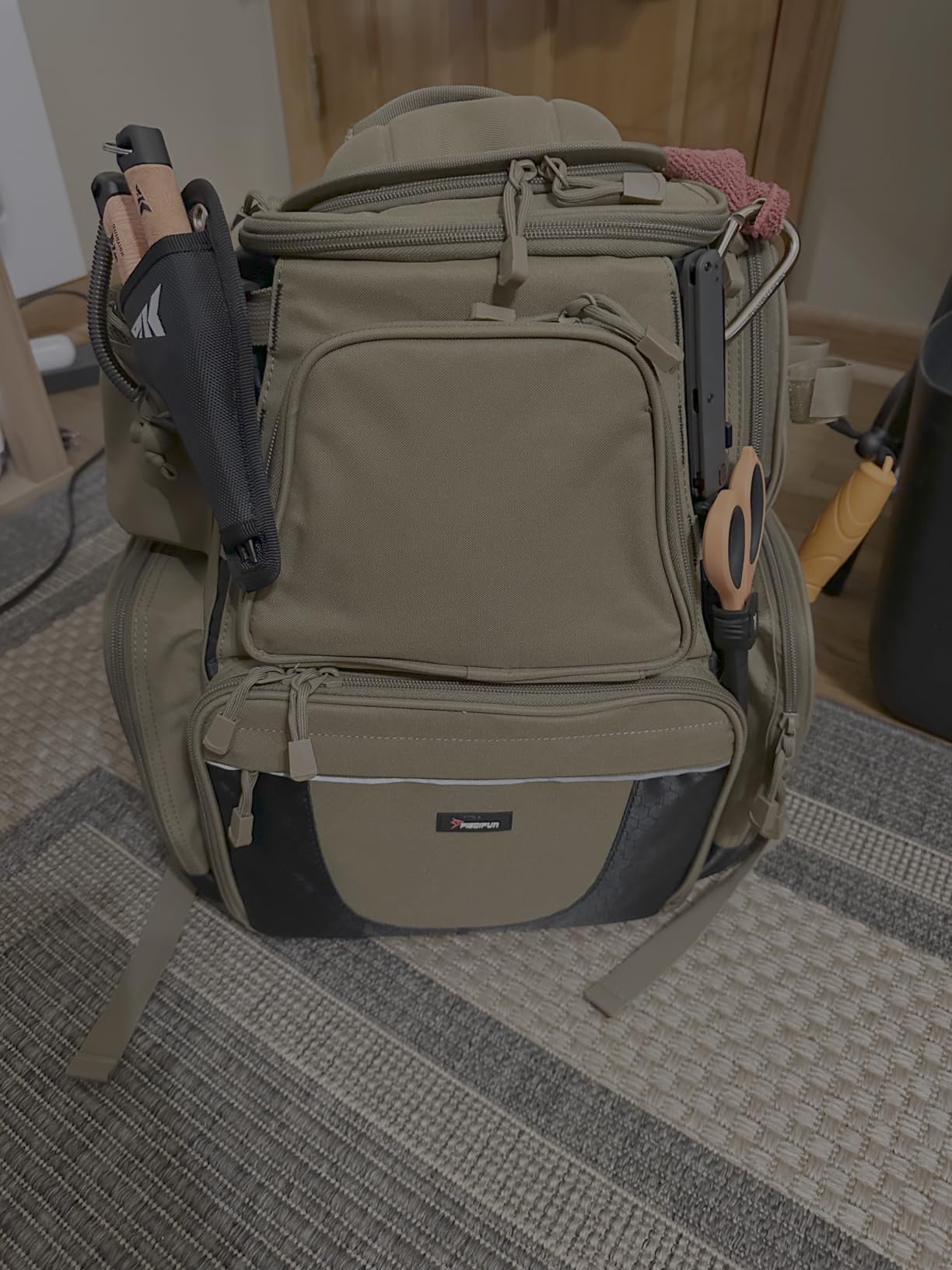 Piscifun Fishing Backpack with 2 Rod Holders & 4 Tackle Boxes, Large Tackle Storage Bag With Rain Cover customer photo 2