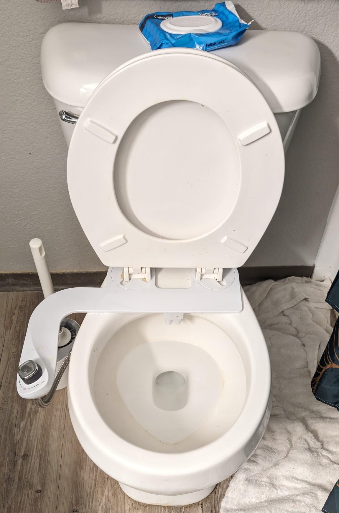 Bio Bidet SlimEdge Bidet Attachment for Toilet, Non Electric, Dual Nozzles for Front and Rear Cold Water Wash, Adjustable Water Pressure customer photo 2