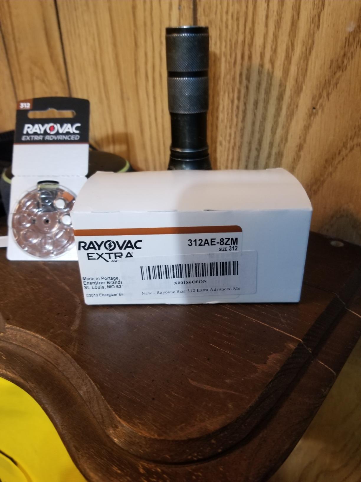Rayovac Size 312 Extra Advanced Mercury Free Hearing Aid Batteries (80 Batteries) customer photo 1