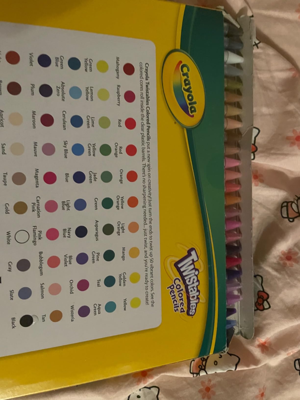 Crayola Twistables Colored Pencil Set (50ct), No Sharpen Colored Pencils For Kids, Kids Art Supplies for Back to School, 4+ [Amazon Exclusive] customer photo 2