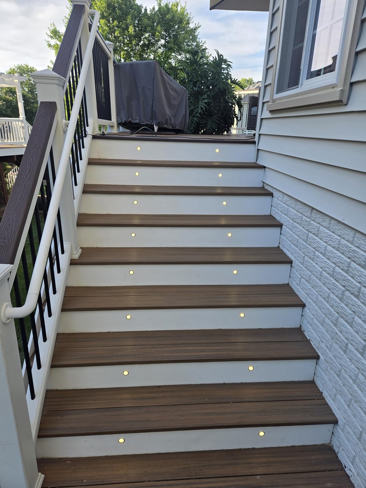 Recessed LED Deck Light Kits with Protecting Shell φ32mm, SMY In Ground Outdoor LED Landscape Lighting IP67 Waterproof, 12V Low Voltage for Garden, Yard Steps, Stair, Patio, Floor, Kitchen Decoration customer photo 1