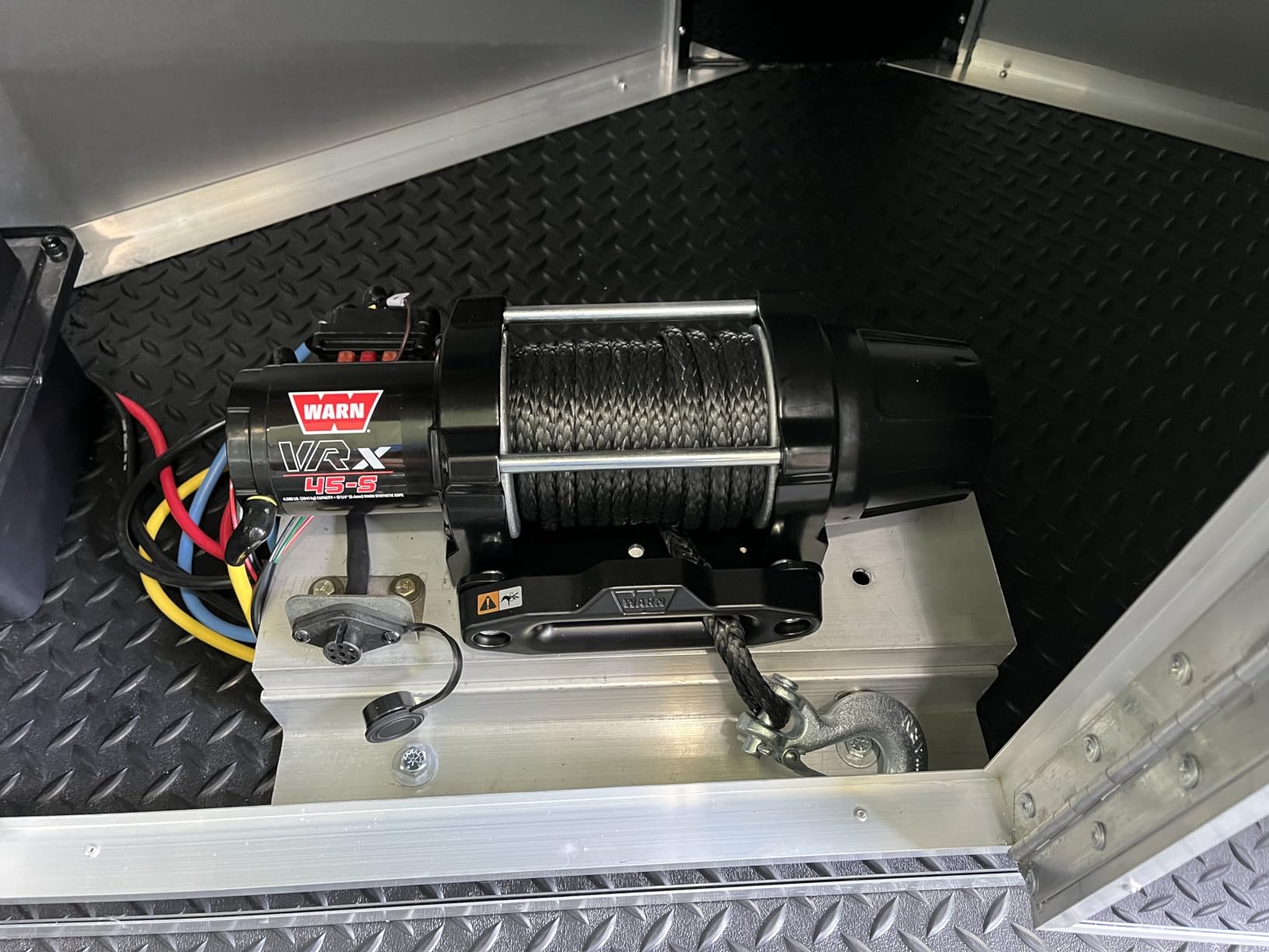 WARN VRX 45-S Powersport Winch - 4,500 lb Pulling Capacity, Synthetic Rope, Sealed Motor, All-Metal Gear Train, Waterproof Construction for ATV/UTV Recovery customer photo 1