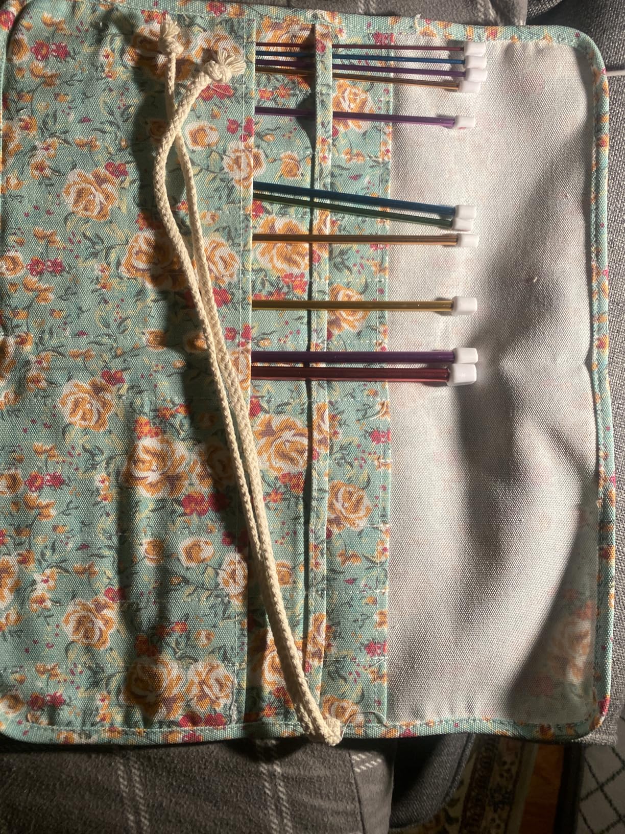 Tunisian Crochet Hooks Set Afghan Crochet Hooks Aluminum Needles Tools for Beginners+ Durable Cloth Case 11-Pack customer photo 1