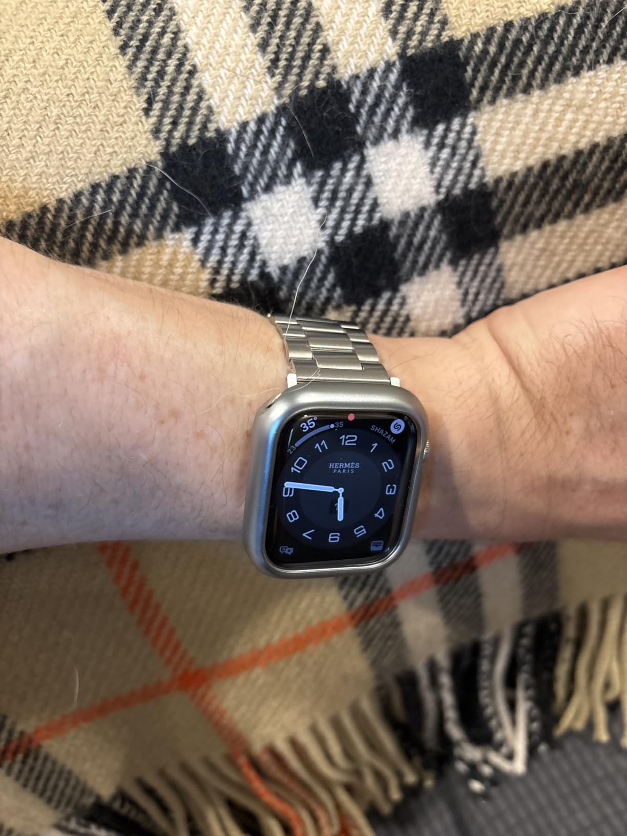 Fullmosa Metal Band Compatible with Apple Watch Bands 45mm 44mm 42mm 46mm 49mm 41mm 40mm 38mm, iWatch Band with Case for Apple Watch Series 11 10 9 8 7 6 5 4 3 2 1 SE3/2/1 Ultra3/2/1, Silver customer photo 1