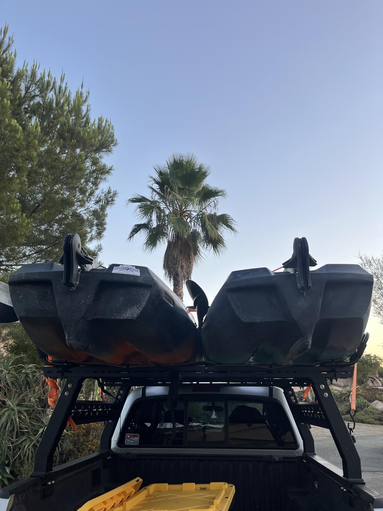 Leader Accessories Kayak Rack 2 Pair J Bar for Canoe Surf Board SUP On Roof Top Mount Crossbar with 4 pcs Tie Down Straps customer photo 1