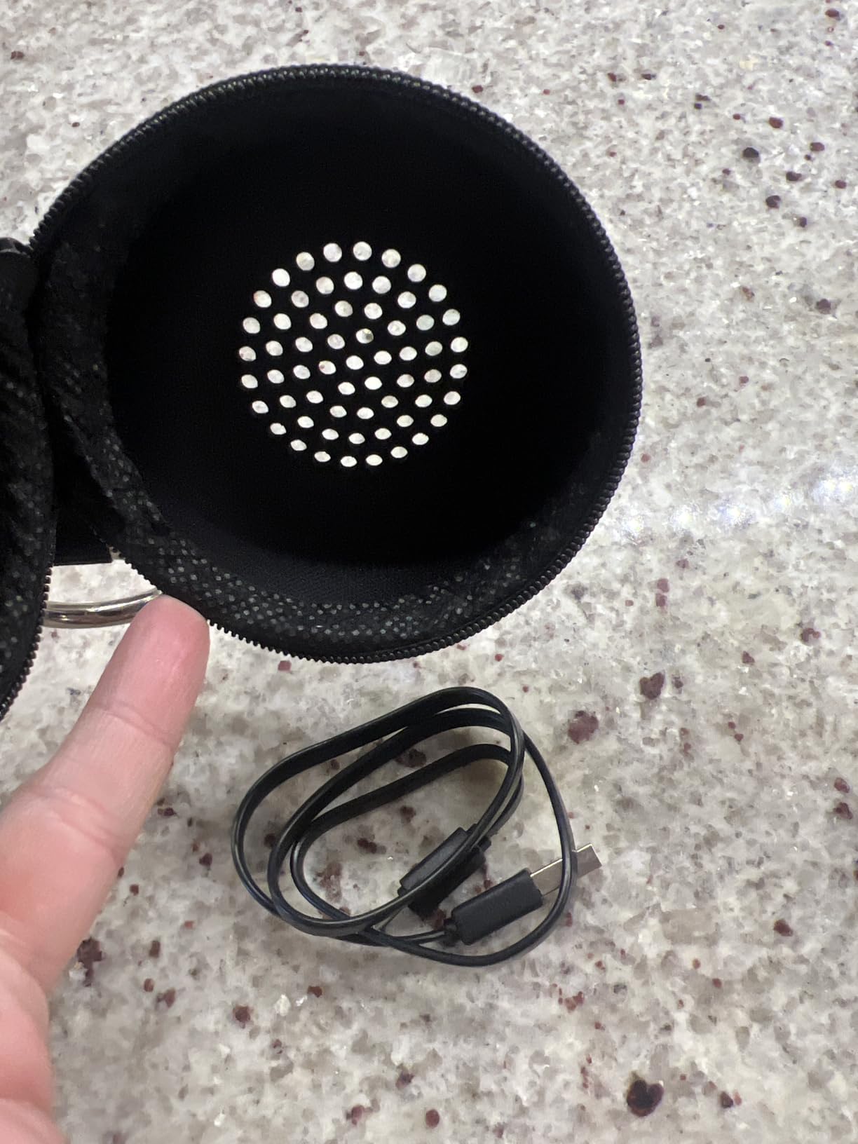 EWA Travel Case Packed, A106 Pro Portable Bluetooth Speaker with Custom Bass Radiator, Brief Design, IP67 Waterproof, Perfect Mini Speaker for Shower, Room, Bike, Car (Black) customer photo 1