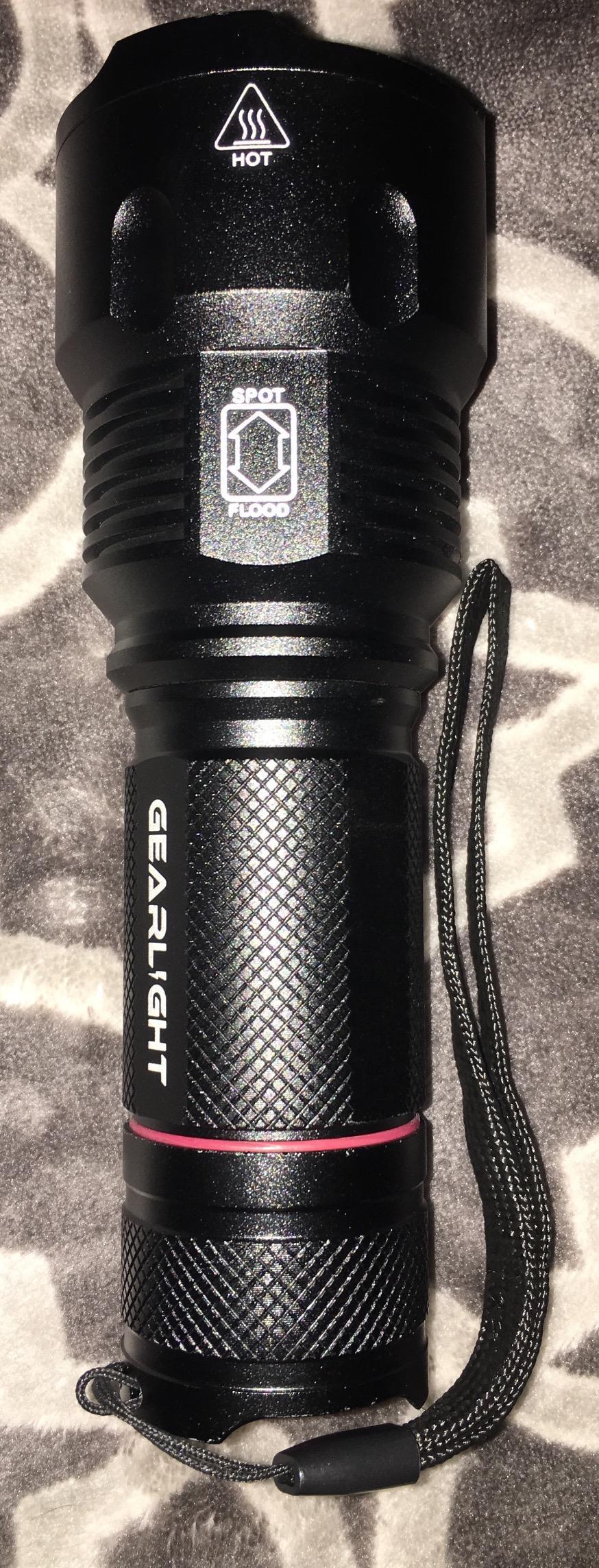 LED Flashlight High Lumens, Tactical Flashlight Battery Powered (Batteries Not Included), Bright Handheld Flashlight for Camping, Hunting, Home, Security, Hiking, Walking at Night & Emergency Use customer photo 1