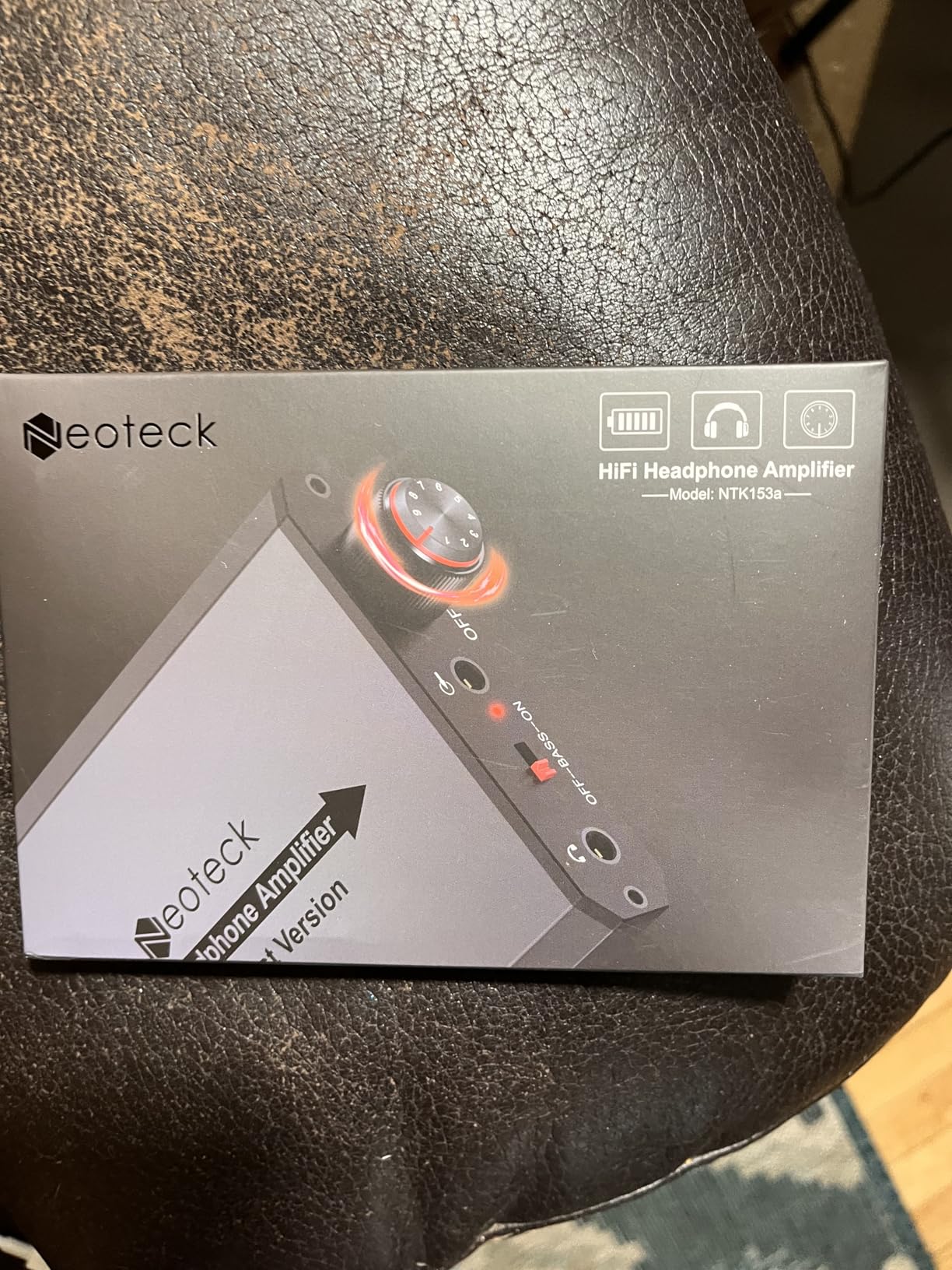 Neoteck 3.5mm Headphone Amp with Bass Boost Portable HiFi Headphone Amplifier, 16-300 Ohm, Aluminum Matte Surface customer photo 2