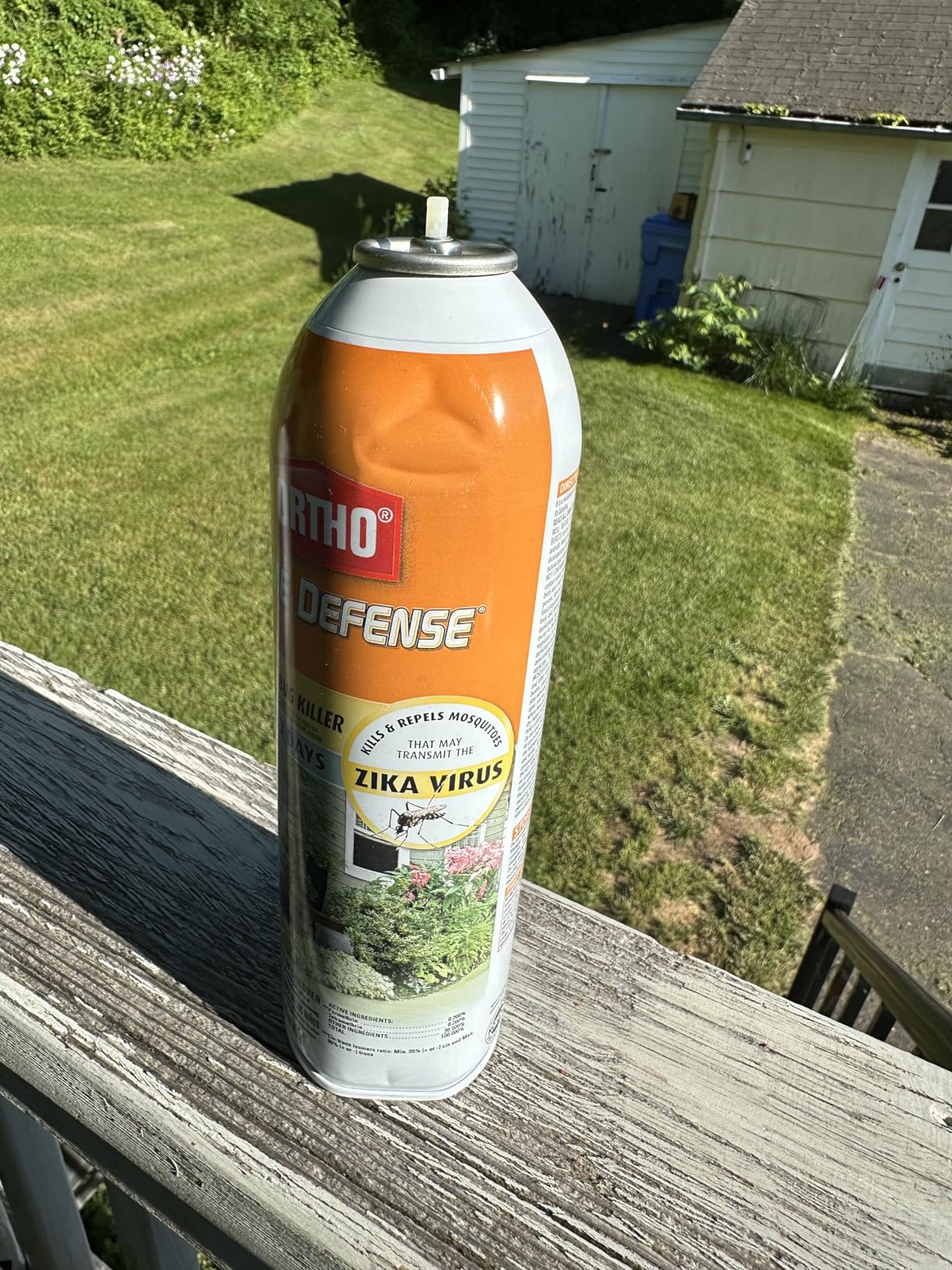 Ortho Home Defense Backyard Mosquito and Bug Killer Area Fogger 16 oz. For flies, horse flies, wasps, hornets, yellowjackets, mites, and stink bugs customer photo 2