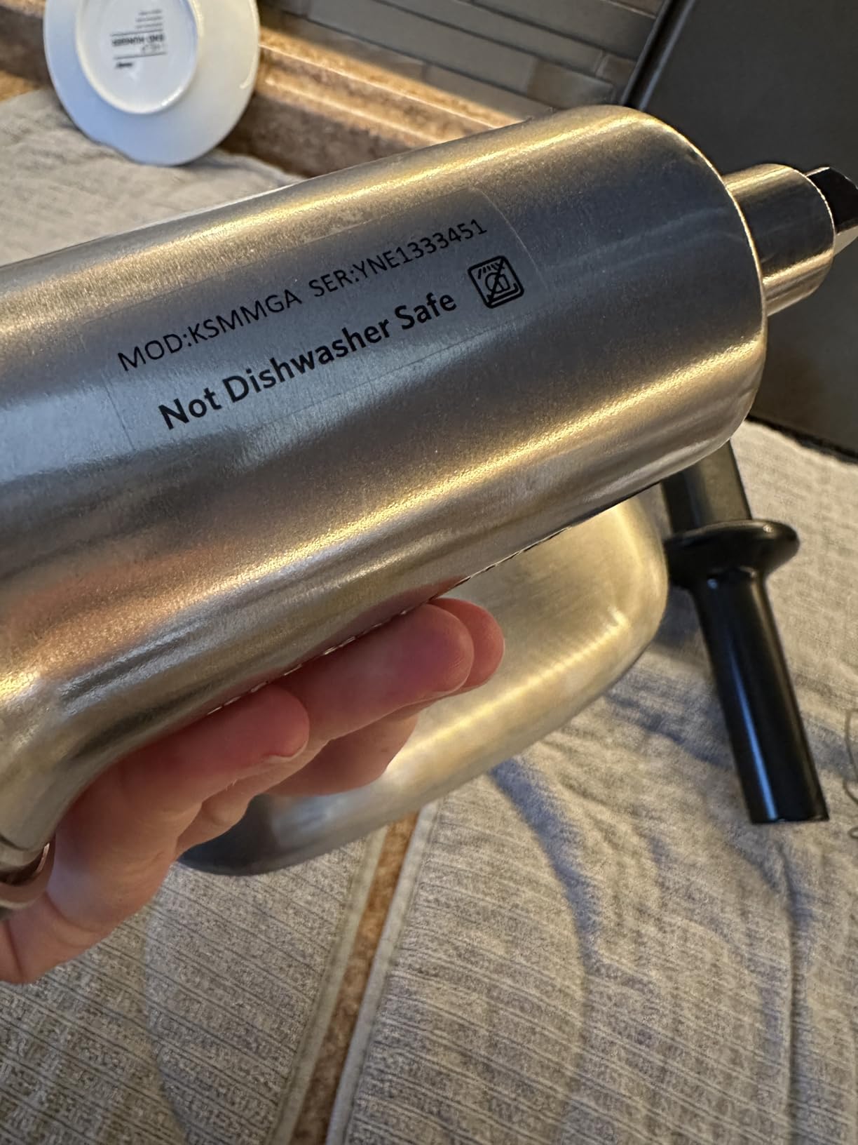 KitchenAid Stand Mixer Attachment, Food Grinder KSMMGA, Metal Food Grinder customer photo 1