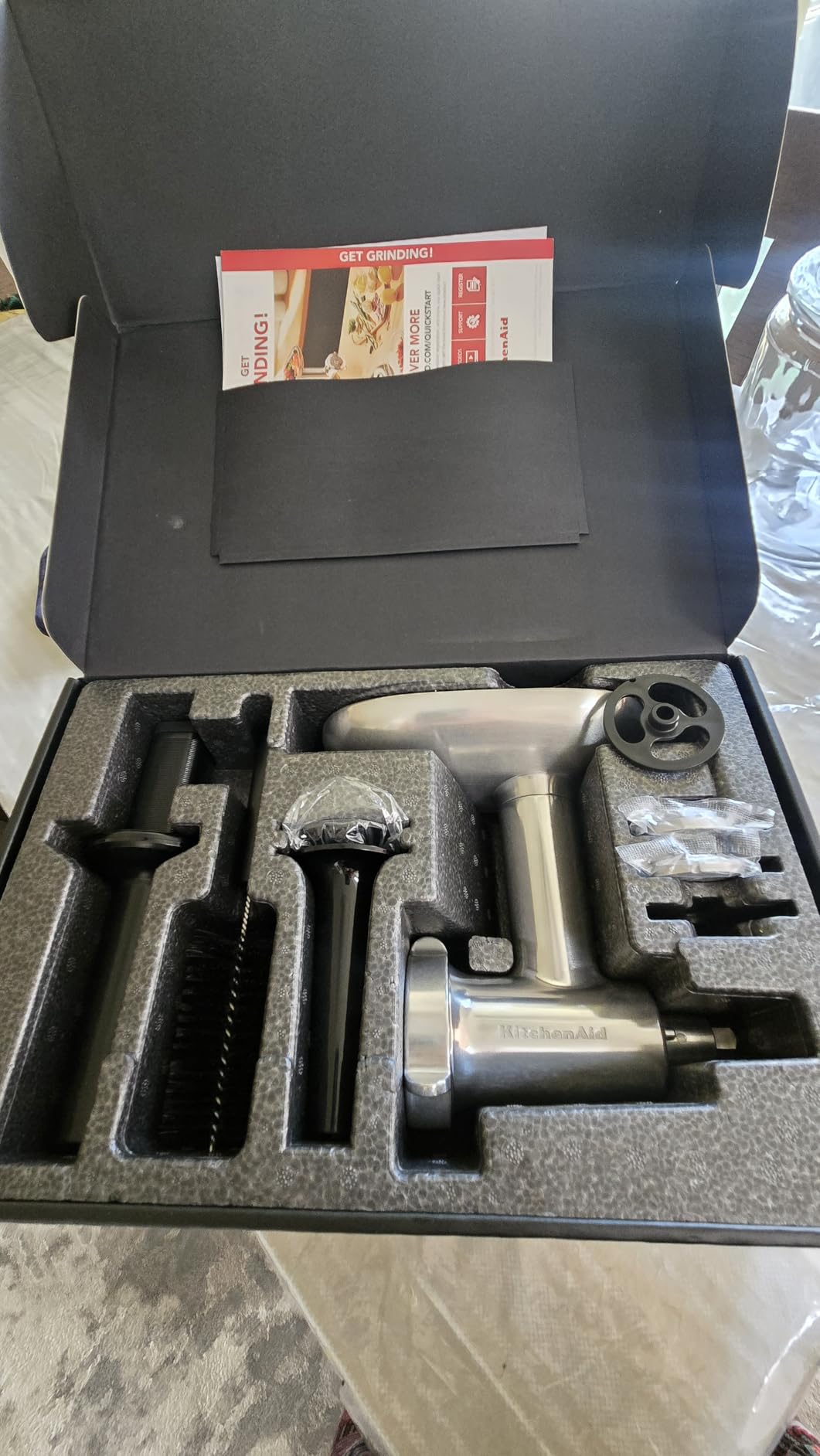 KitchenAid Stand Mixer Attachment, Food Grinder KSMMGA, Metal Food Grinder customer photo 2