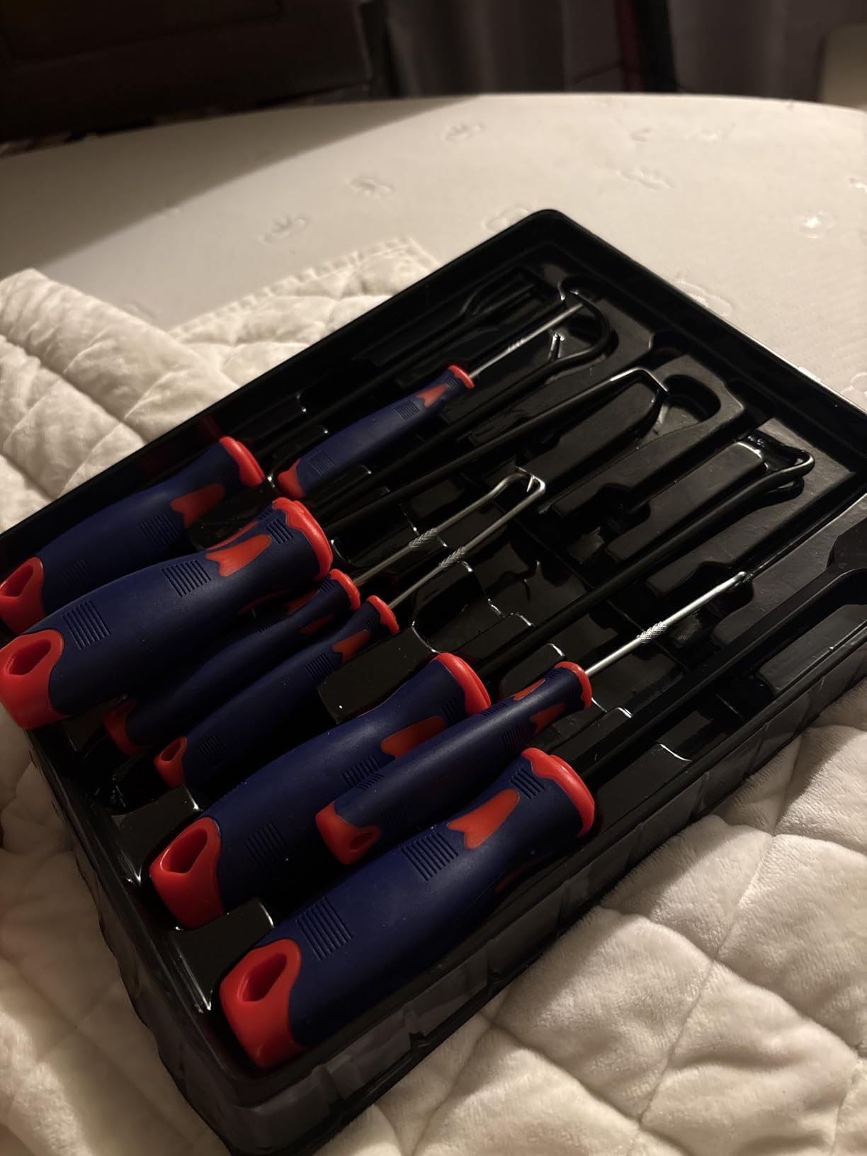 WORKPRO 9Pcs Precision Pick & Hook Set with Scraper, Automotive & Electronic Hand Tools, W000846A customer photo 1
