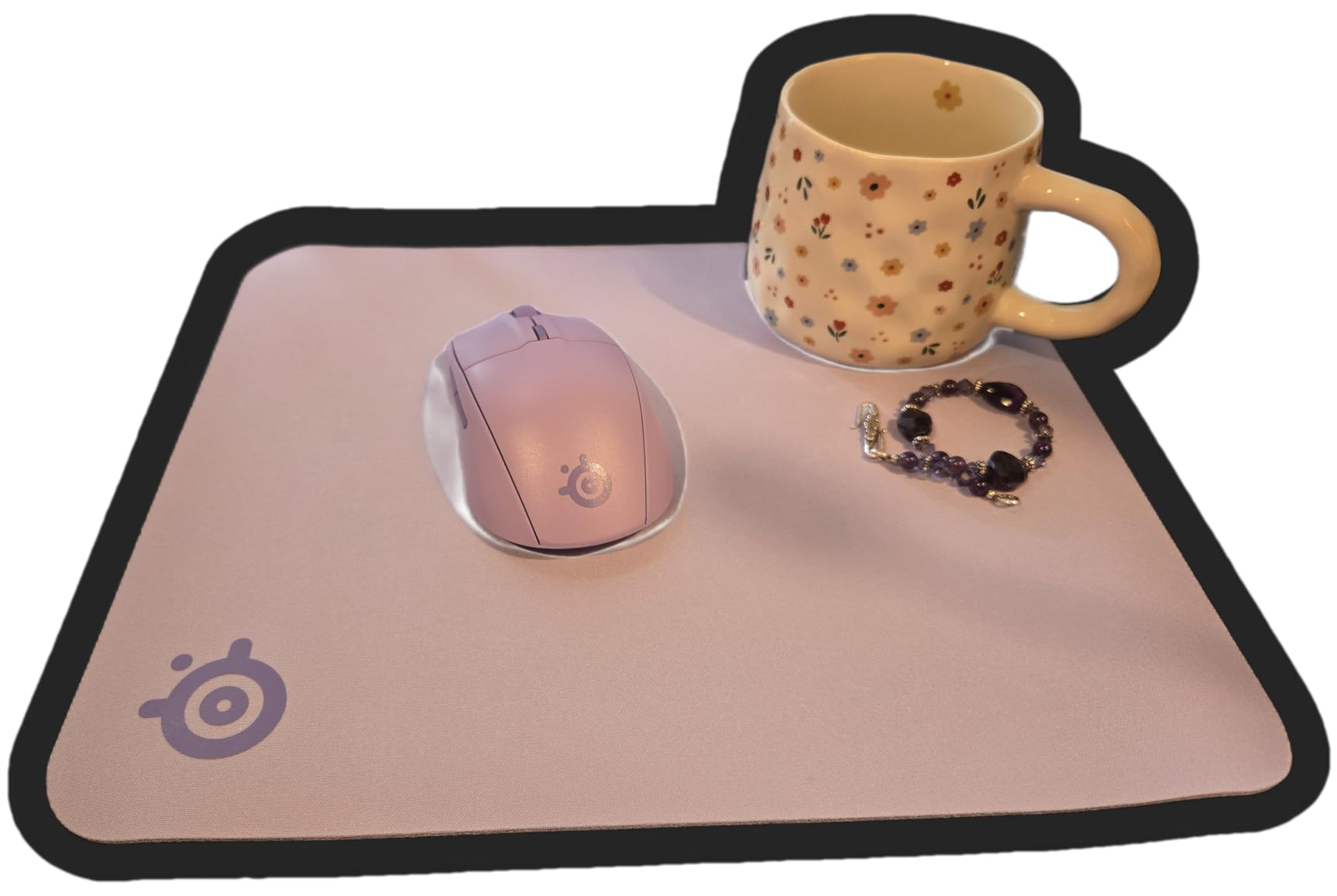 SteelSeries QcK Prism Gaming Mouse Pad - Medium RGB Prism Cloth - Optimized For Gaming Sensors customer photo 1