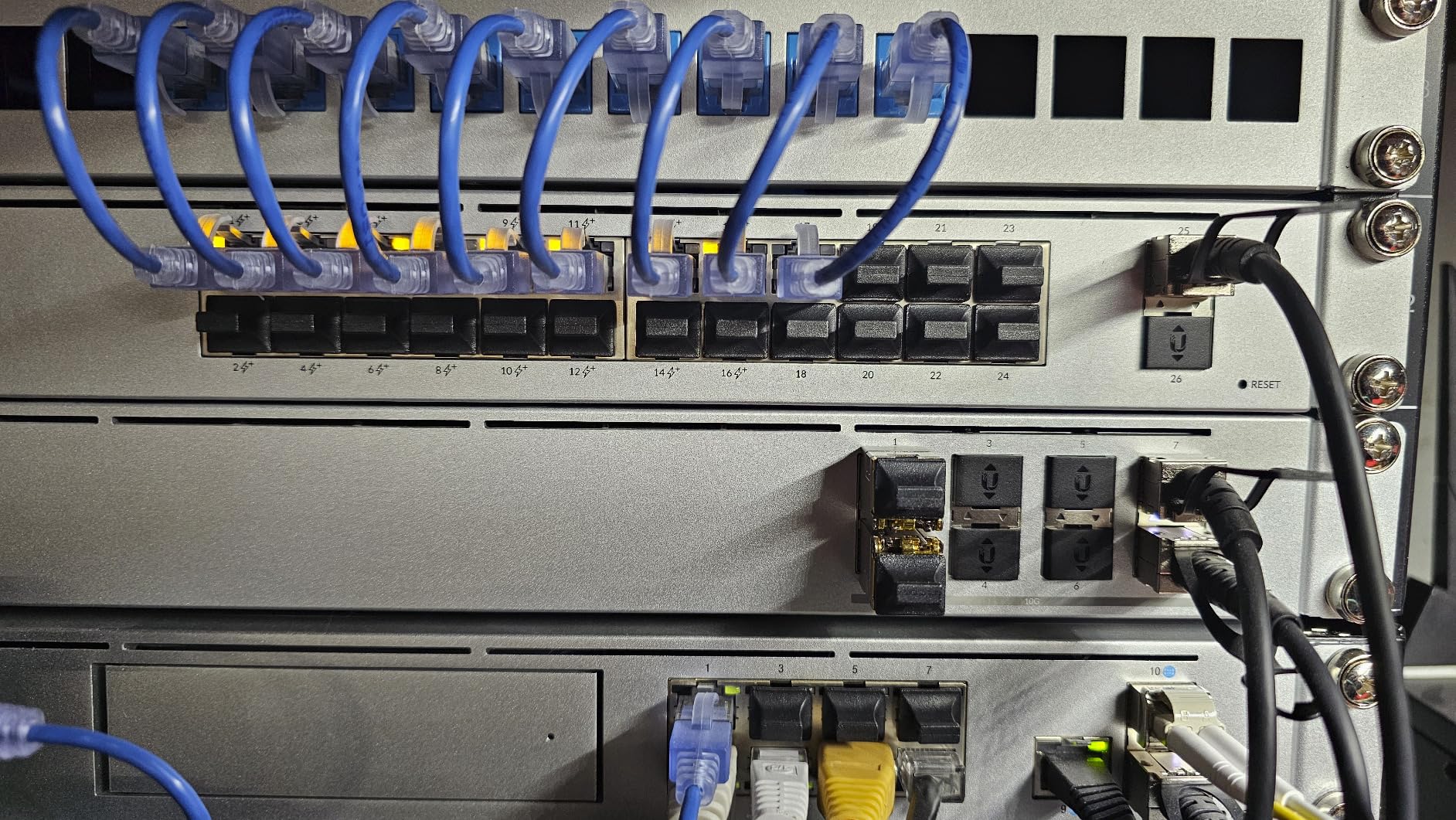 H!Fiber 10G Multimode SFP+ LC Module, 10GBase-SR Fiber Transceiver for Cisco SFP-10G-SR, Meraki MA-SFP-10GB-SR, Ubiquiti UniFi UF-MM-10G, Mikrotik, Netgear and More (MMF,850nm,300m,DDM) 2 Pack customer photo 1