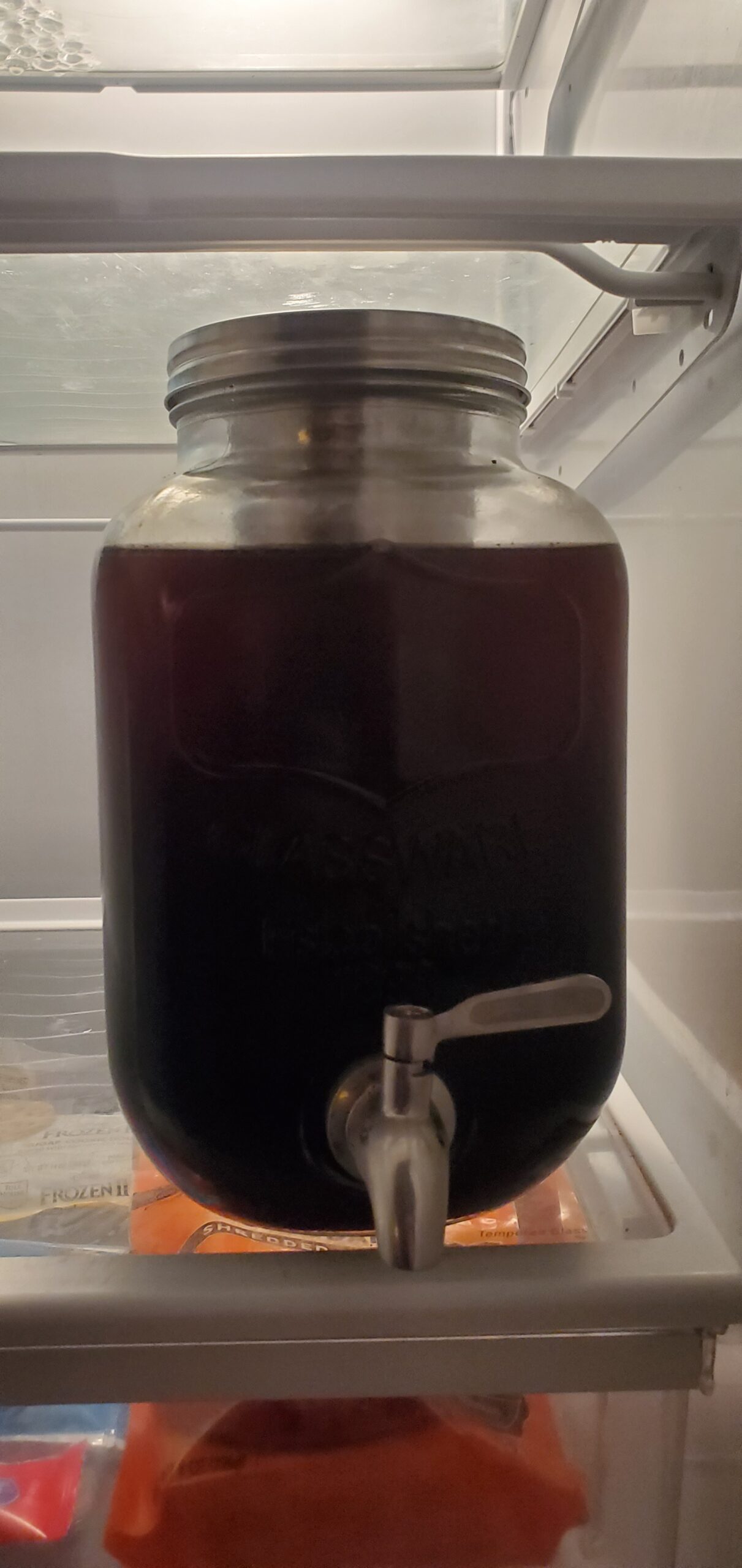 Original Grind Coffee Co.,1 Gallon Cold Brew Coffee Maker,Easy Pour Stainless Steel Spigot Tap,Extra Thick Glass Pitcher Brewing System Iced Coffee Maker,Refrigerator Safe Storage customer photo 2